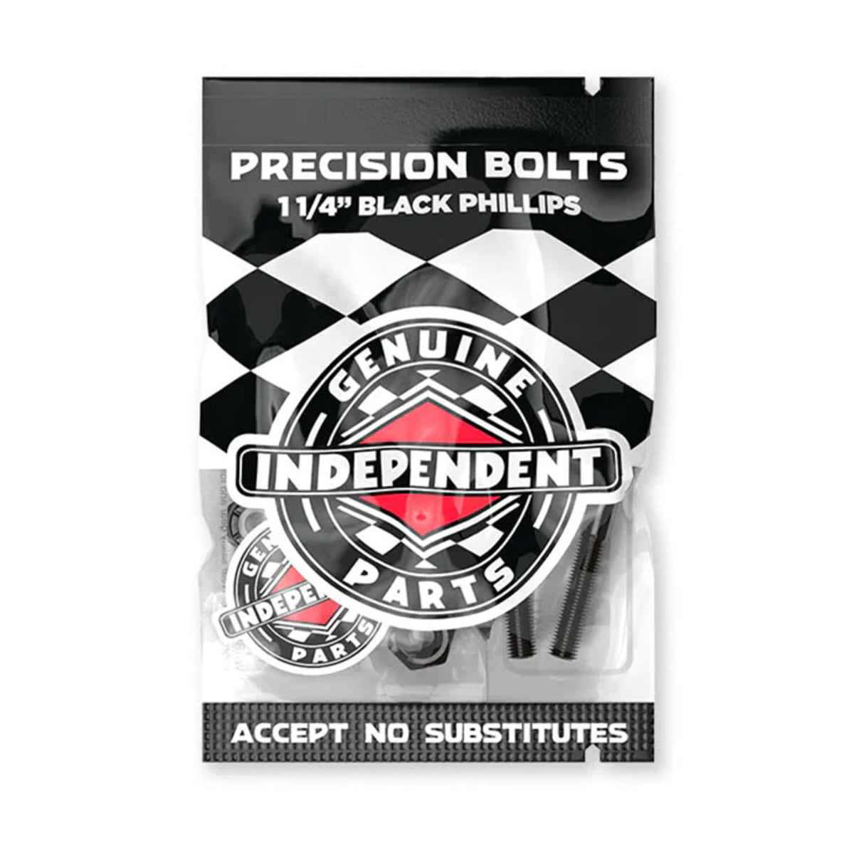Independent Hardware 11/4" Phillips - Black