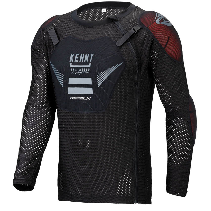 Kenny Kids BMX Reflex Safety Jacket Black / CE approved