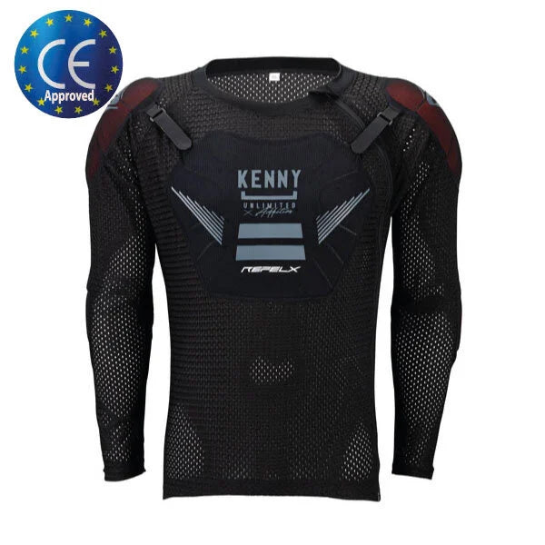 Kenny Kids BMX Reflex Safety Jacket Black / CE approved