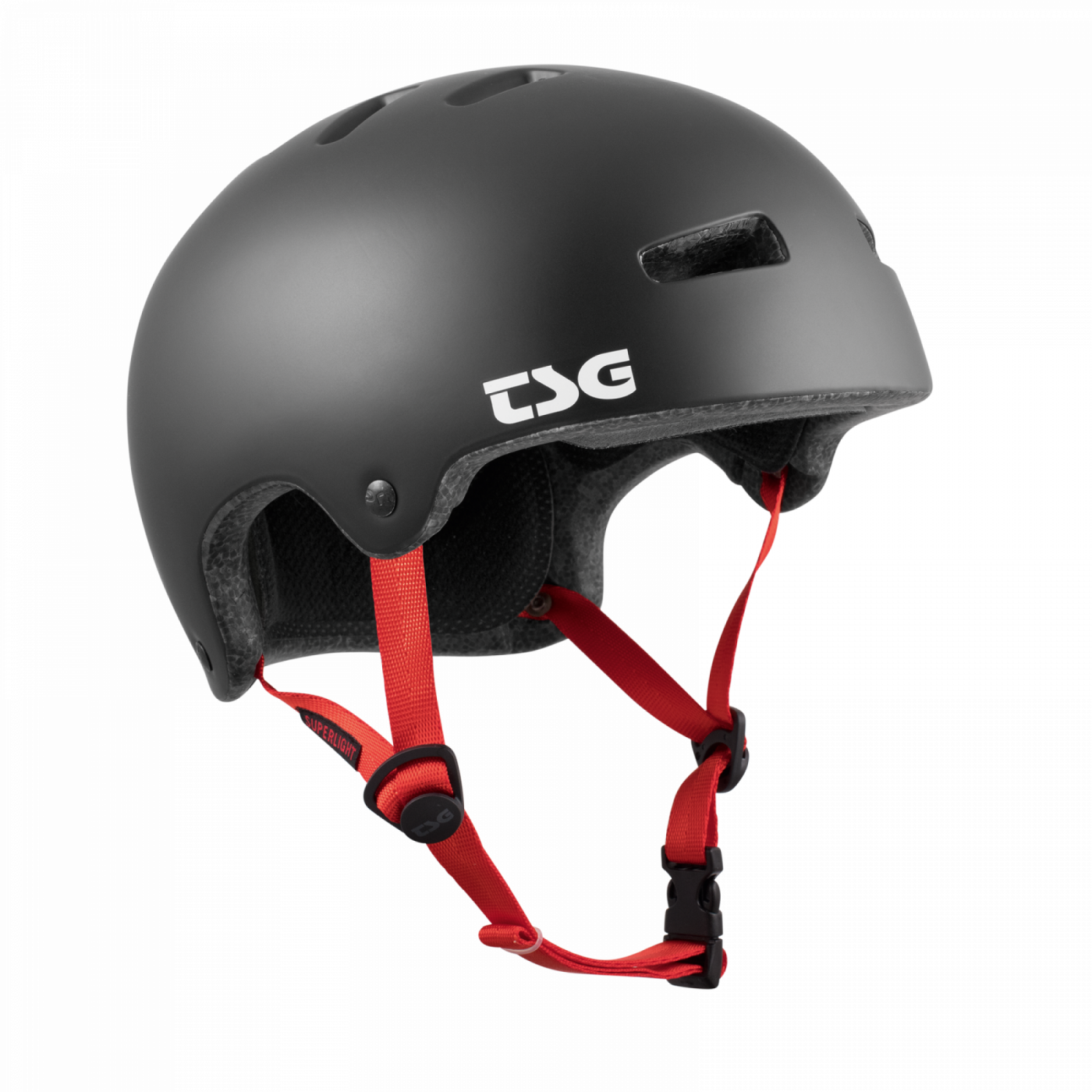 TSG Superlight Solid Color Helmet - Satin Black