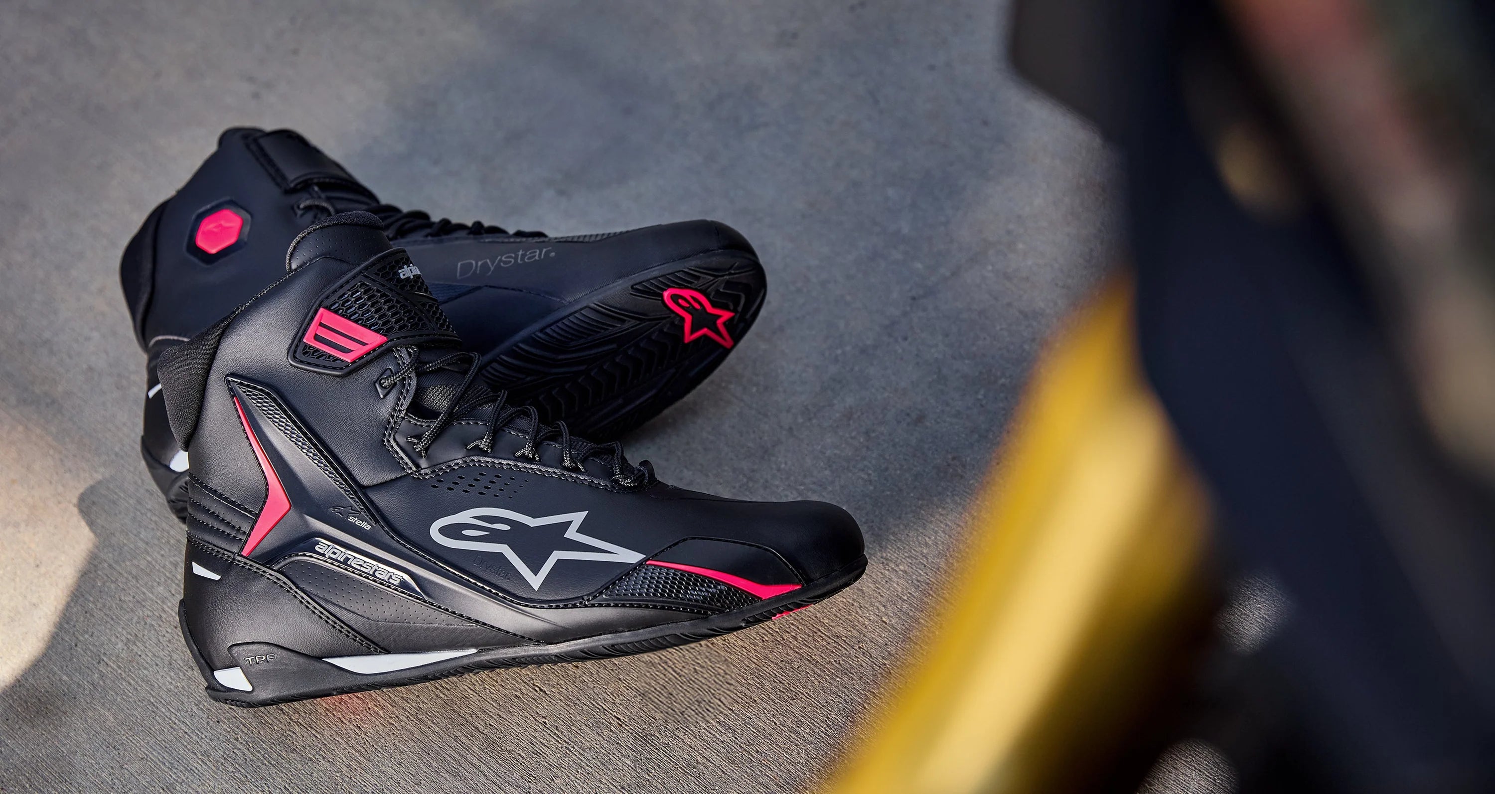 Alpinestars Woman Stella Faster-4 Drystar® Shoes - Black/Silver