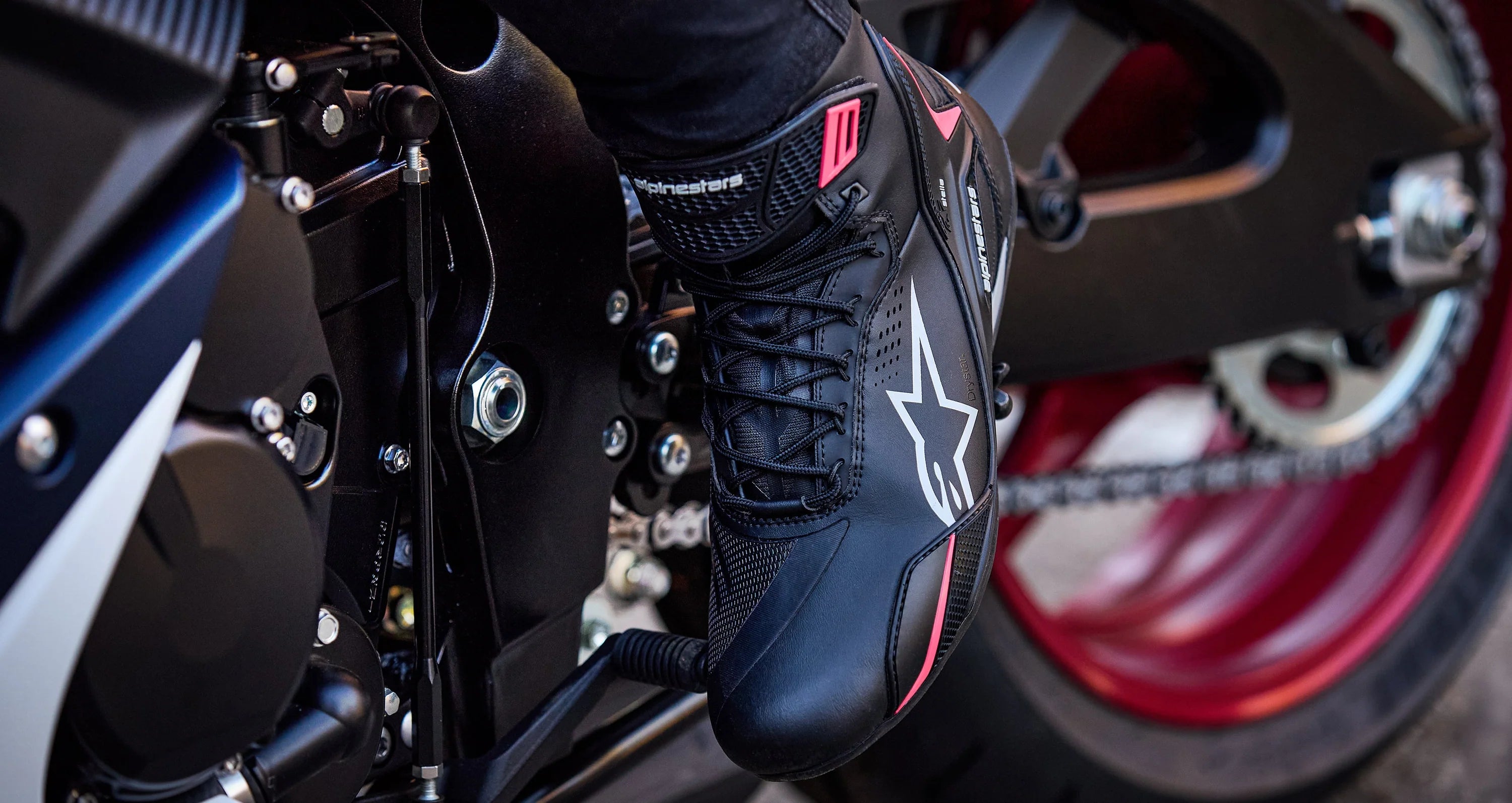 Alpinestars Woman Stella Faster-4 Drystar® Shoes - Black/Silver