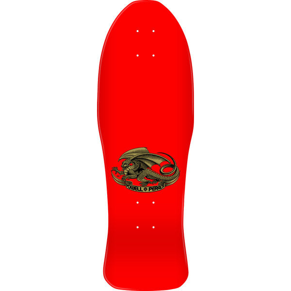 Powell Peralta Caballero Chinese Dragon Reissue Deck 10" - Red/Silver