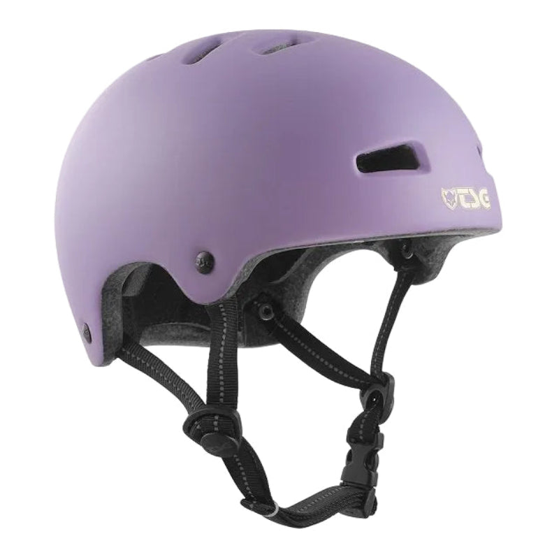 TSG Nipper Mini Kinderhelm in effen kleur - Satijnmauve
