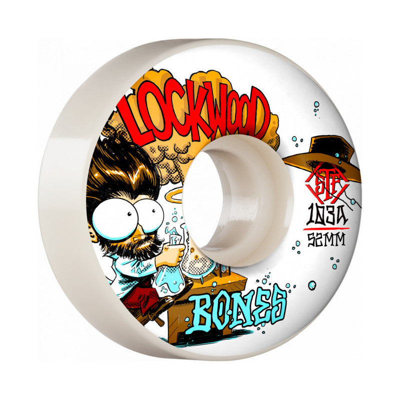 Bones Pro STF Lockwood Experimental V3 Slims 52mm Skateboard Wielen