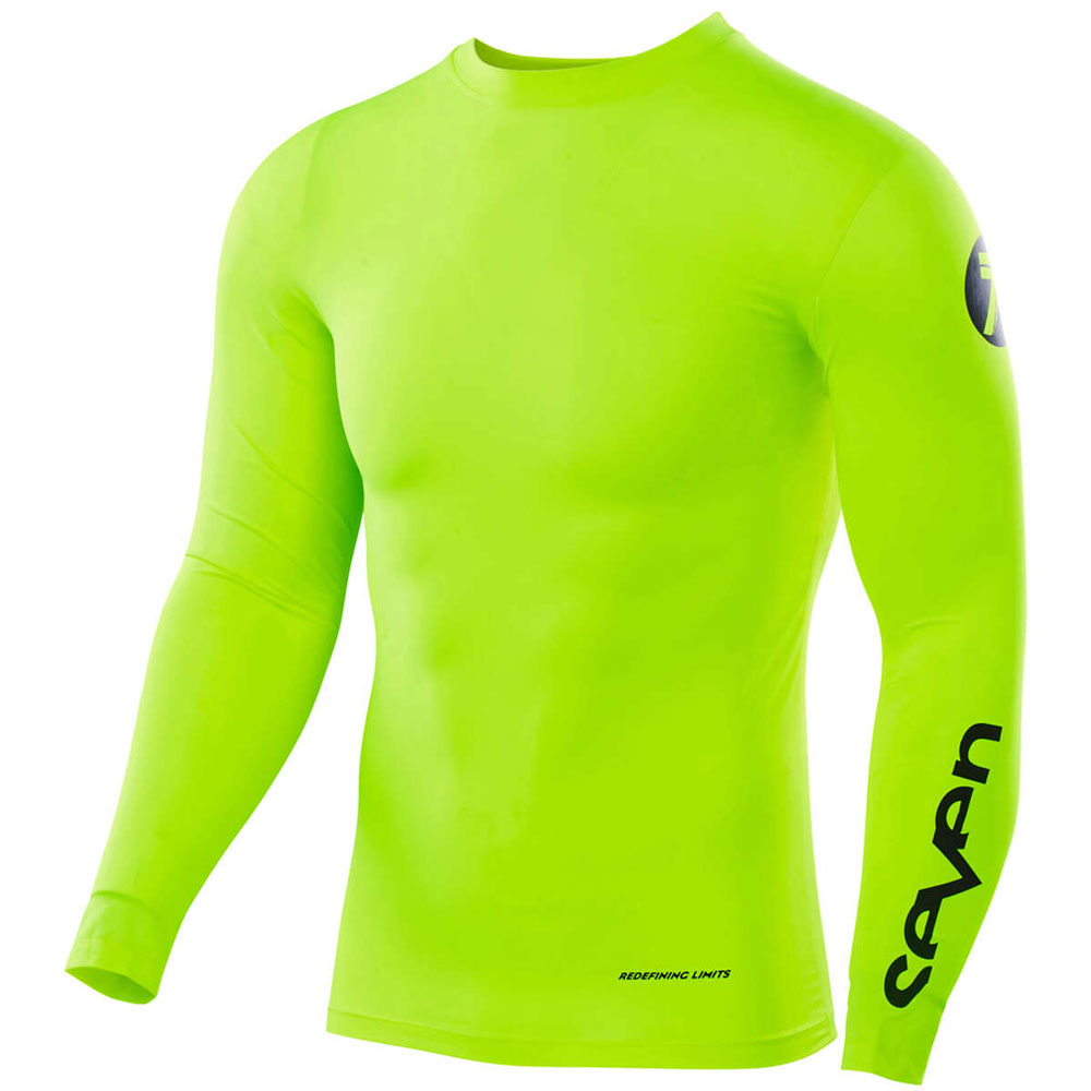 Seven Zero Compression Jersey - Flo Yellow