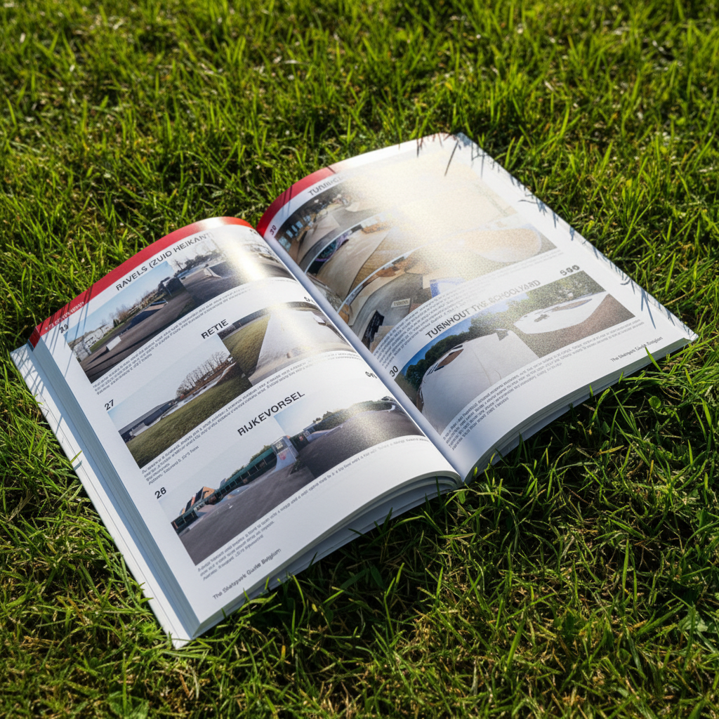 Skatepark Guide Belgium schuin close-up