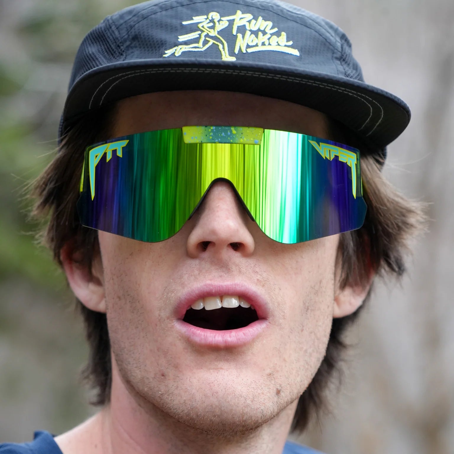 Pit Viper The Rec Center Flip-Offs Green Splatter/Blue Green HDPV Mirror Polarised