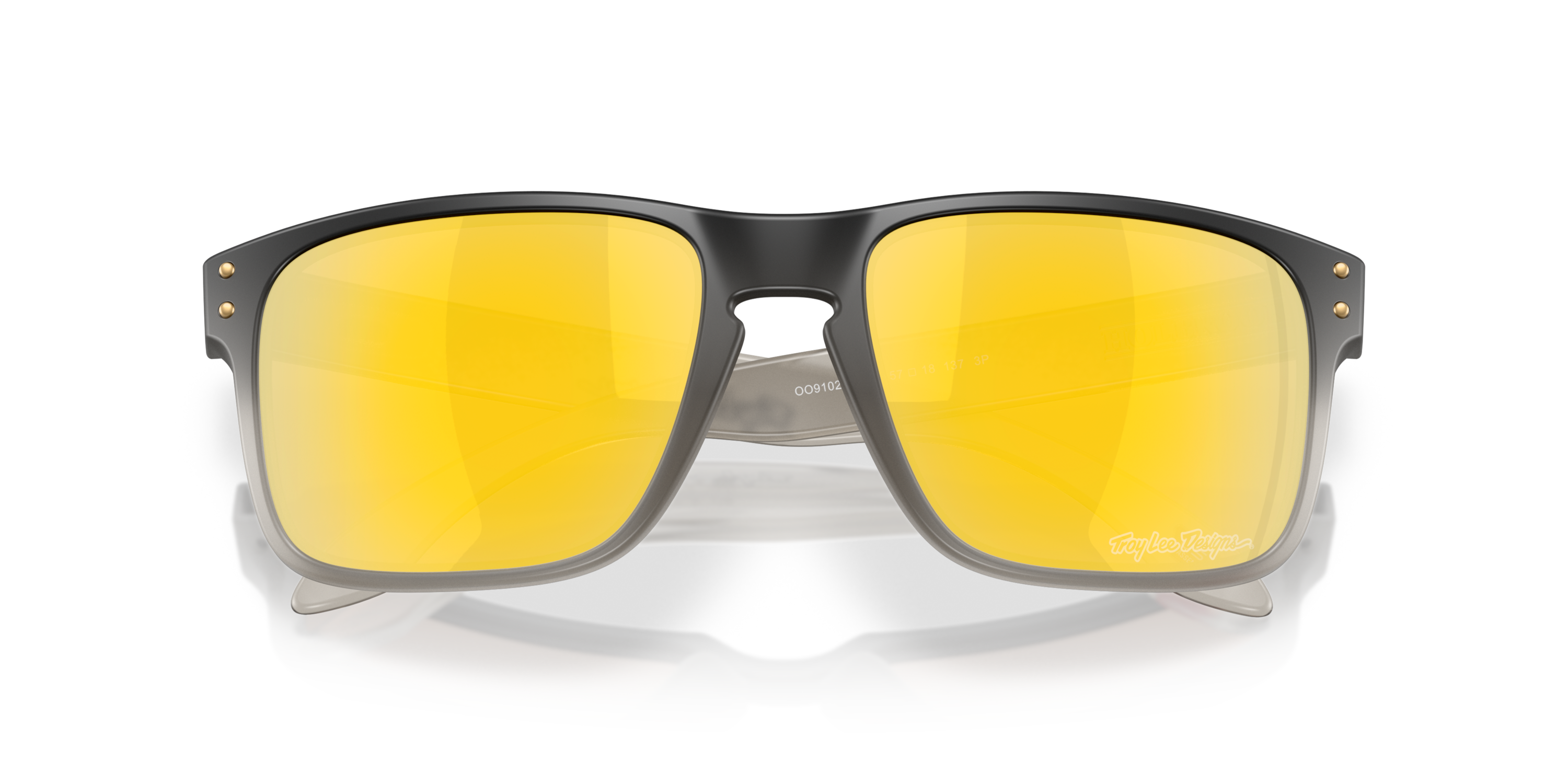 Oakley Holbrook™ Troy Lee Designs Series - Prizm 24k Polarized Lenses Black Fade Frame Sunglasses
