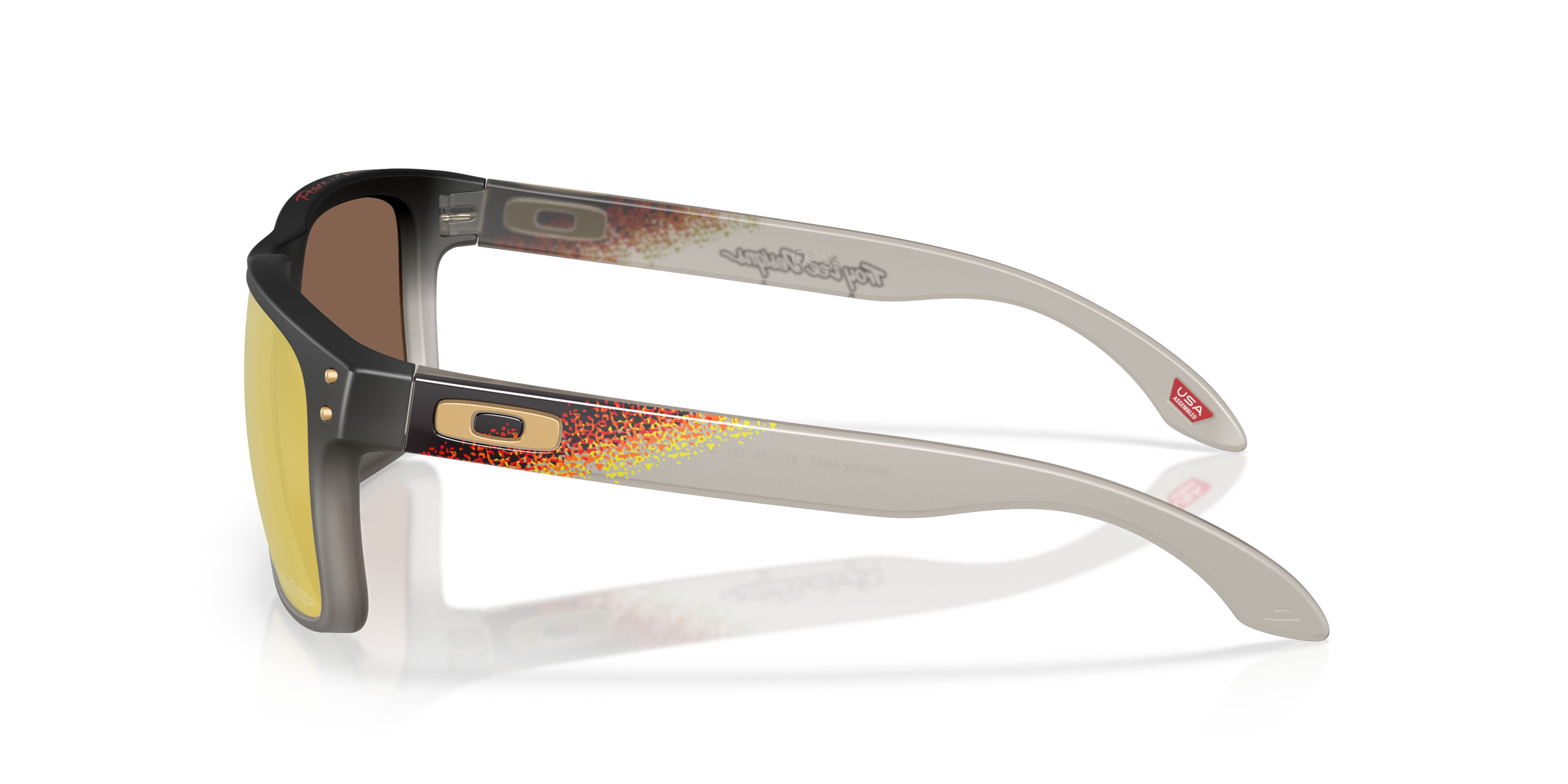 Oakley Holbrook™ Troy Lee Designs Series - Prizm 24k Polarized Lenses Black Fade Frame Sunglasses