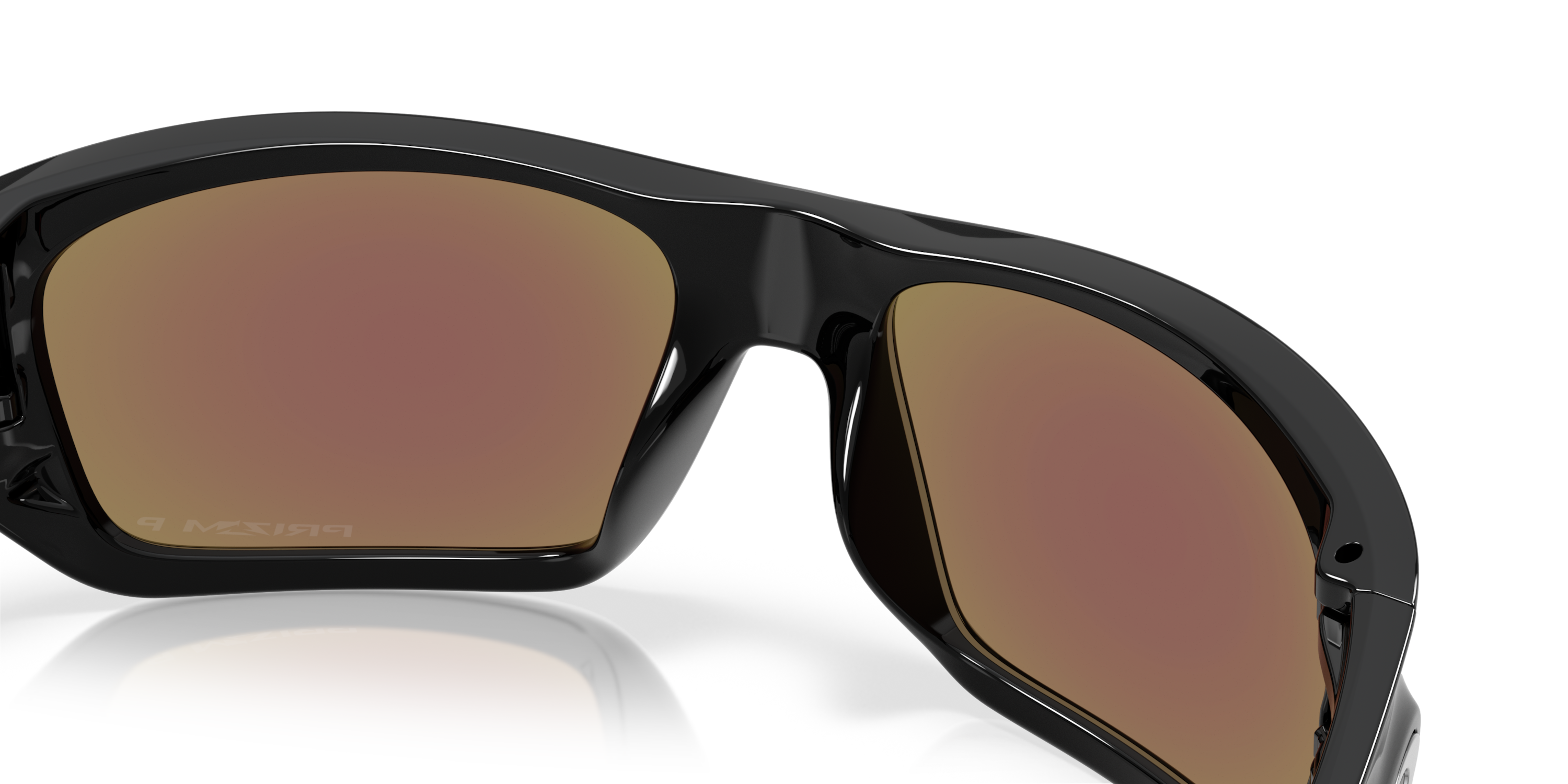 Oakley Masseter Polished Black Prizm Sapphire Polarized Sunglasses
