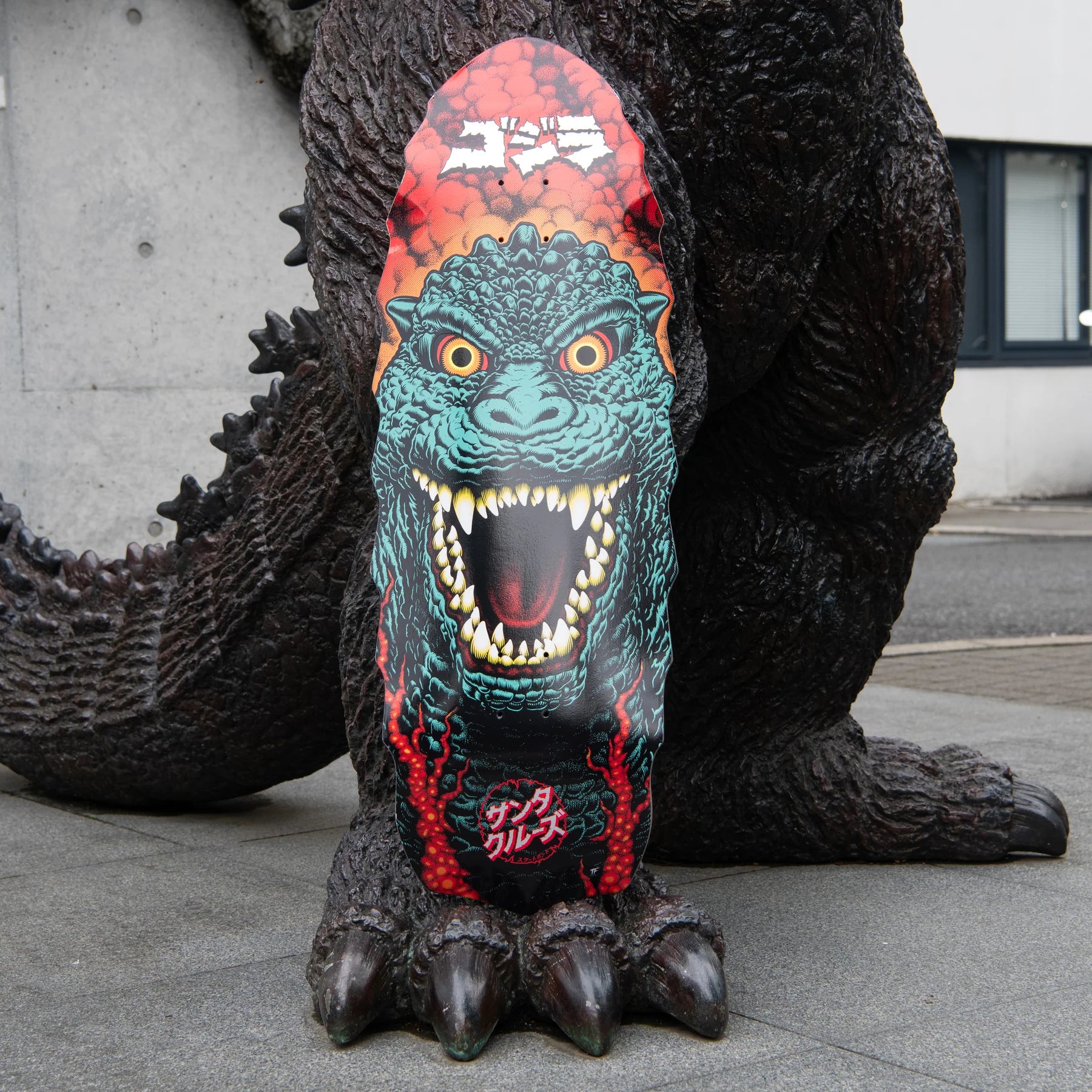 Limited Edition Santa Cruz X Godzilla Destroyer 11.0in x 32.0in Skateboard Deck