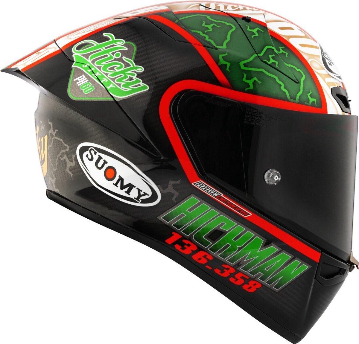 Suomy S1-XR GP Carbon Hickman Replica 2024 FIM