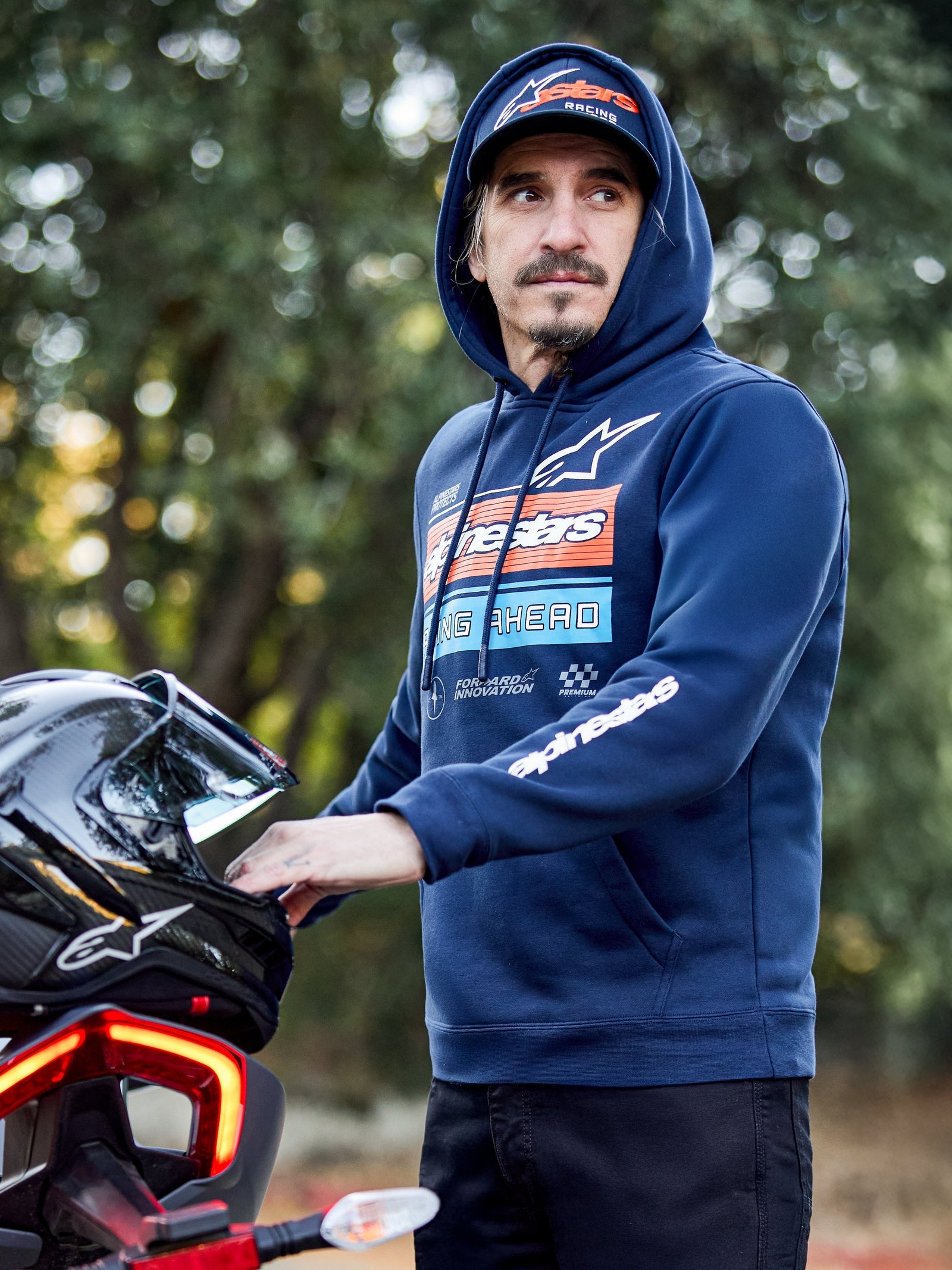 Sweat à capuche Harken - Bleu marine