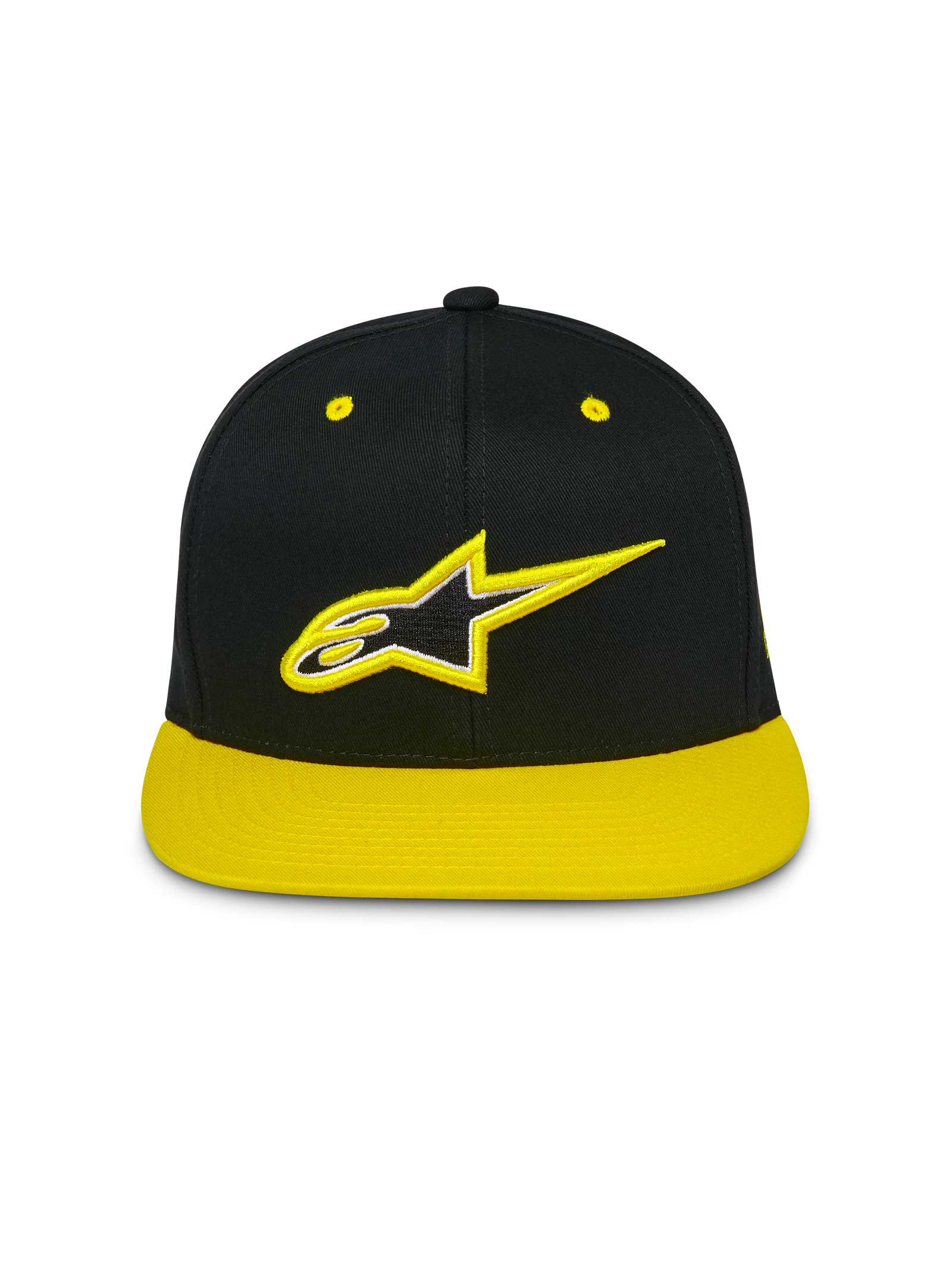 Casquette Snapback épaisse - Noir/Jaune haute visibilité