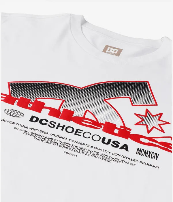 DC Mens Slathletic LS T-Shirt - White