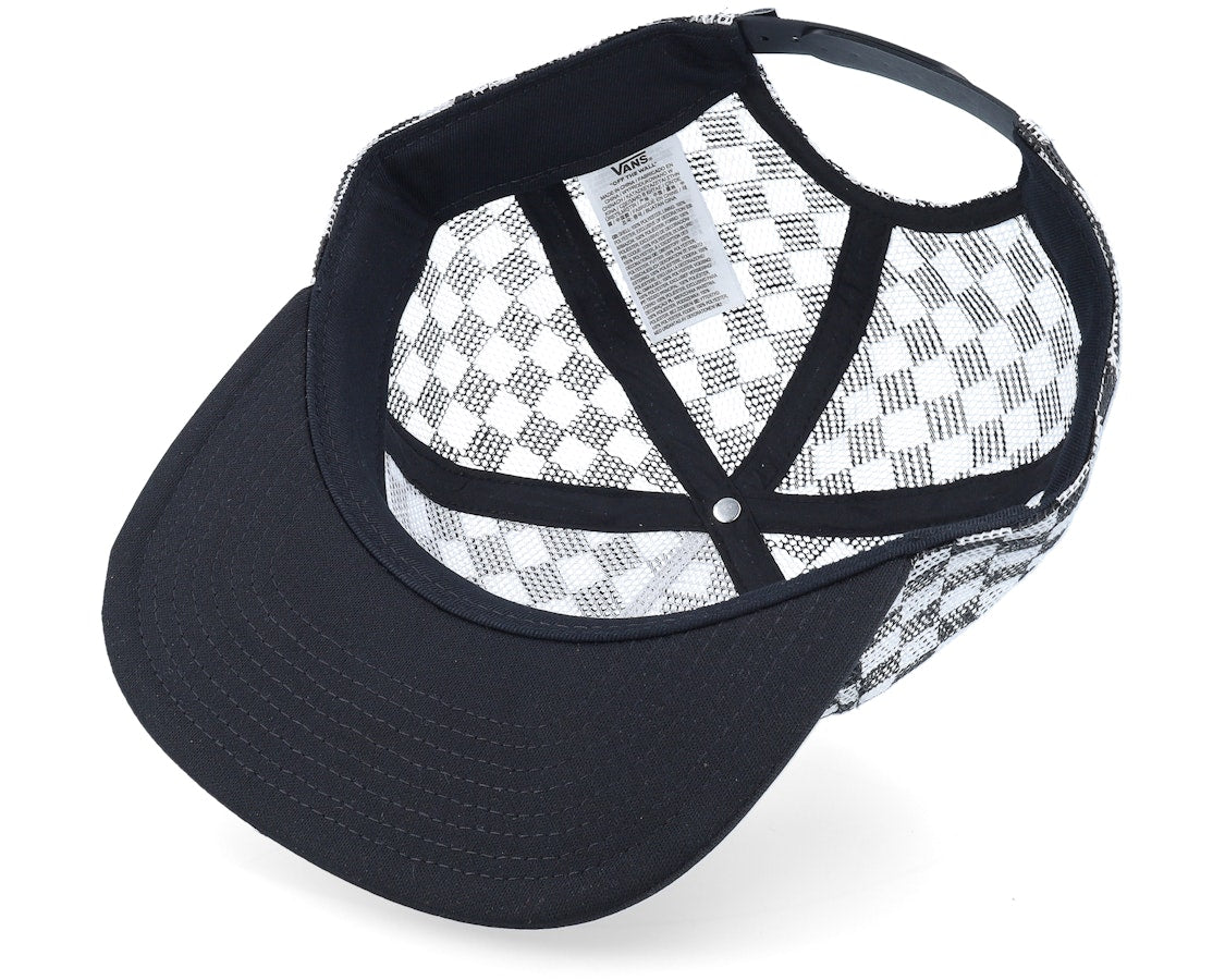 Full Patch Mesh Trucker Hat - Checkered