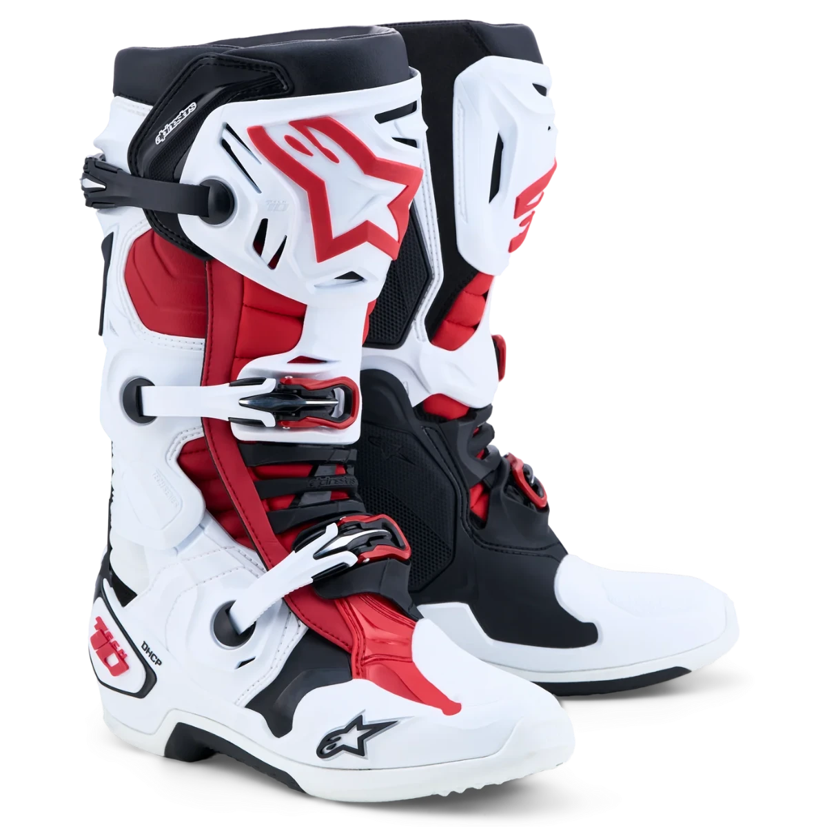 Alpinestars Tech 10 - Black/White/Bright Red