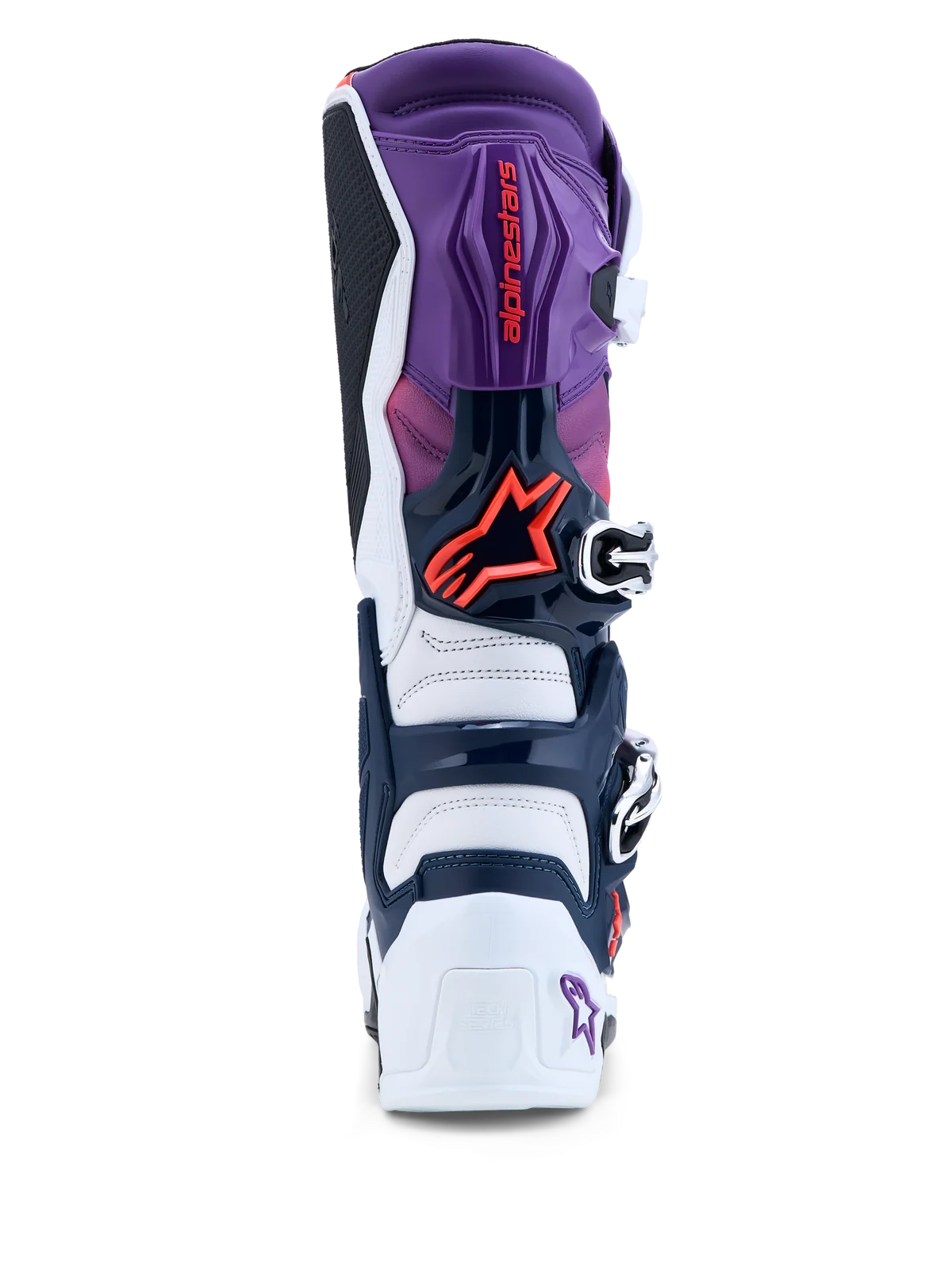 Alpinestars Tech 7 Motocross Boots - Purple White Dark Blue Red Fluo