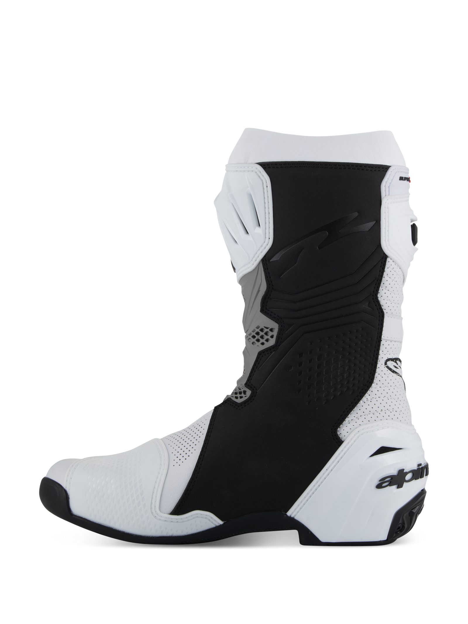 Bottes Supertech R ventilées - Blanc/Gris moyen/Noir 