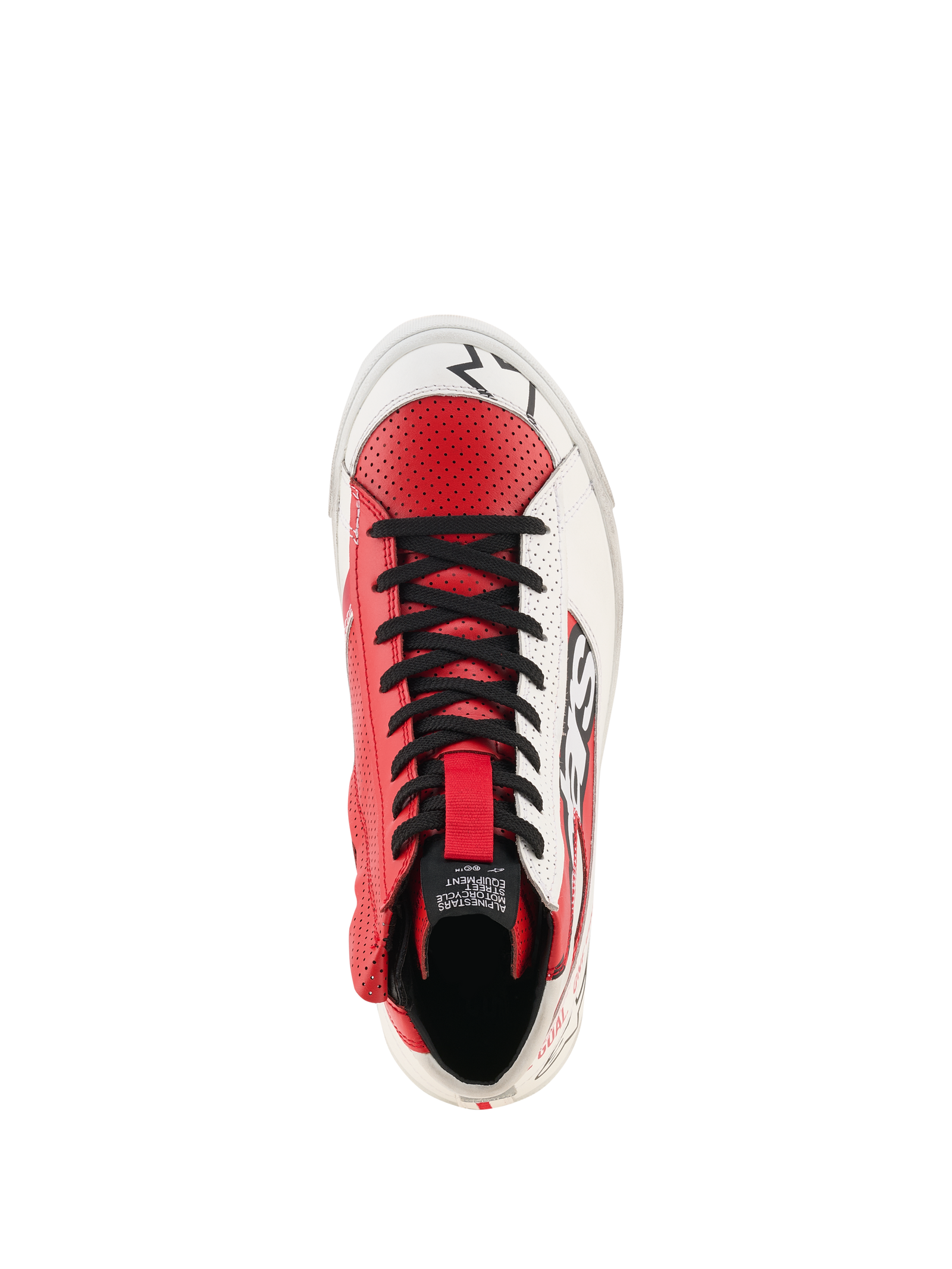 Alpinestars Stated Flair Shoes - White/Bright Red