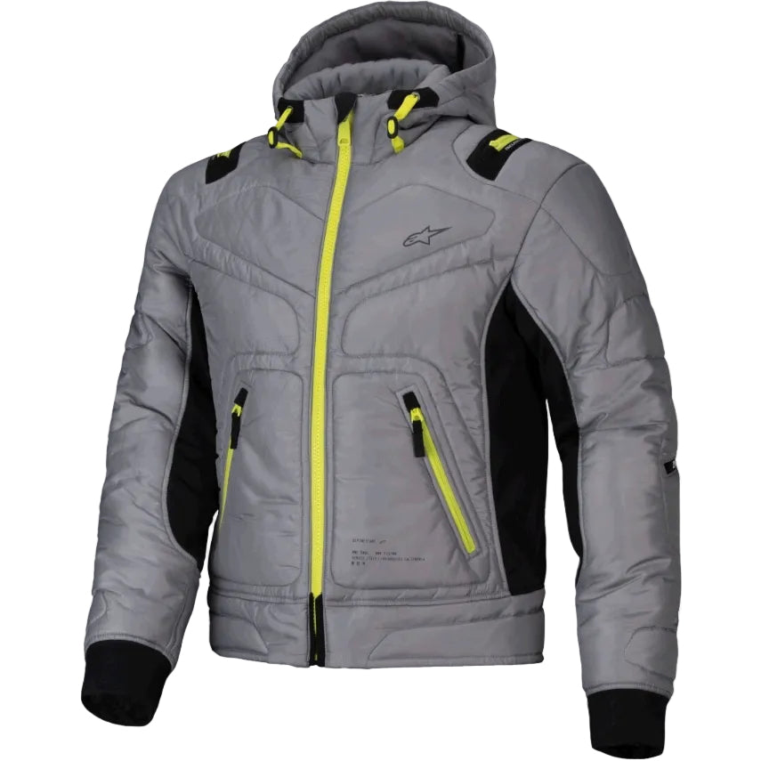 Mohobbs Waterproof Jacket - Lunar Gray/Lime Punch