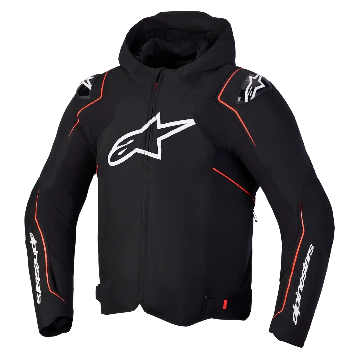 Alpinestars Zaca V2 Waterproof Jacket - Black/Red Fluo