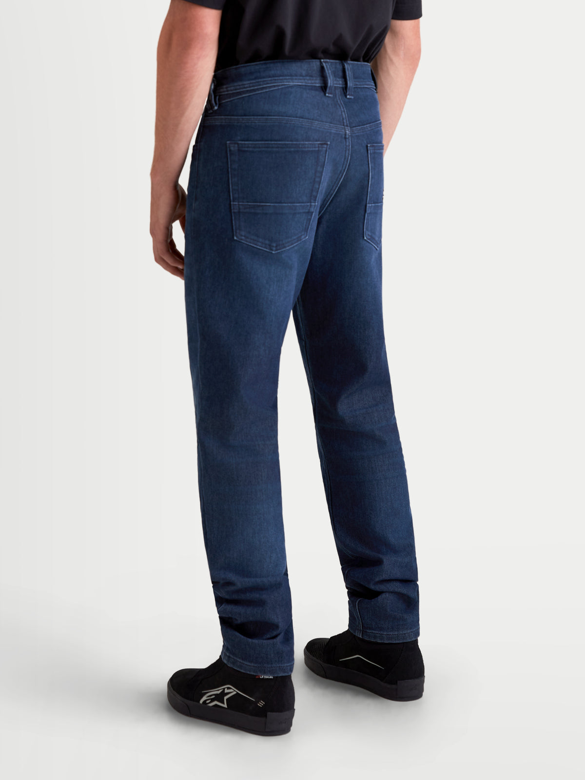 Alpinestars Flex-AST-10 Tough Max Jeans - Short (Dark Blue)