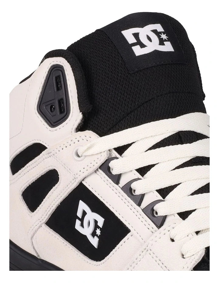 DC Pure High-Top WC - Off White/White/Black
