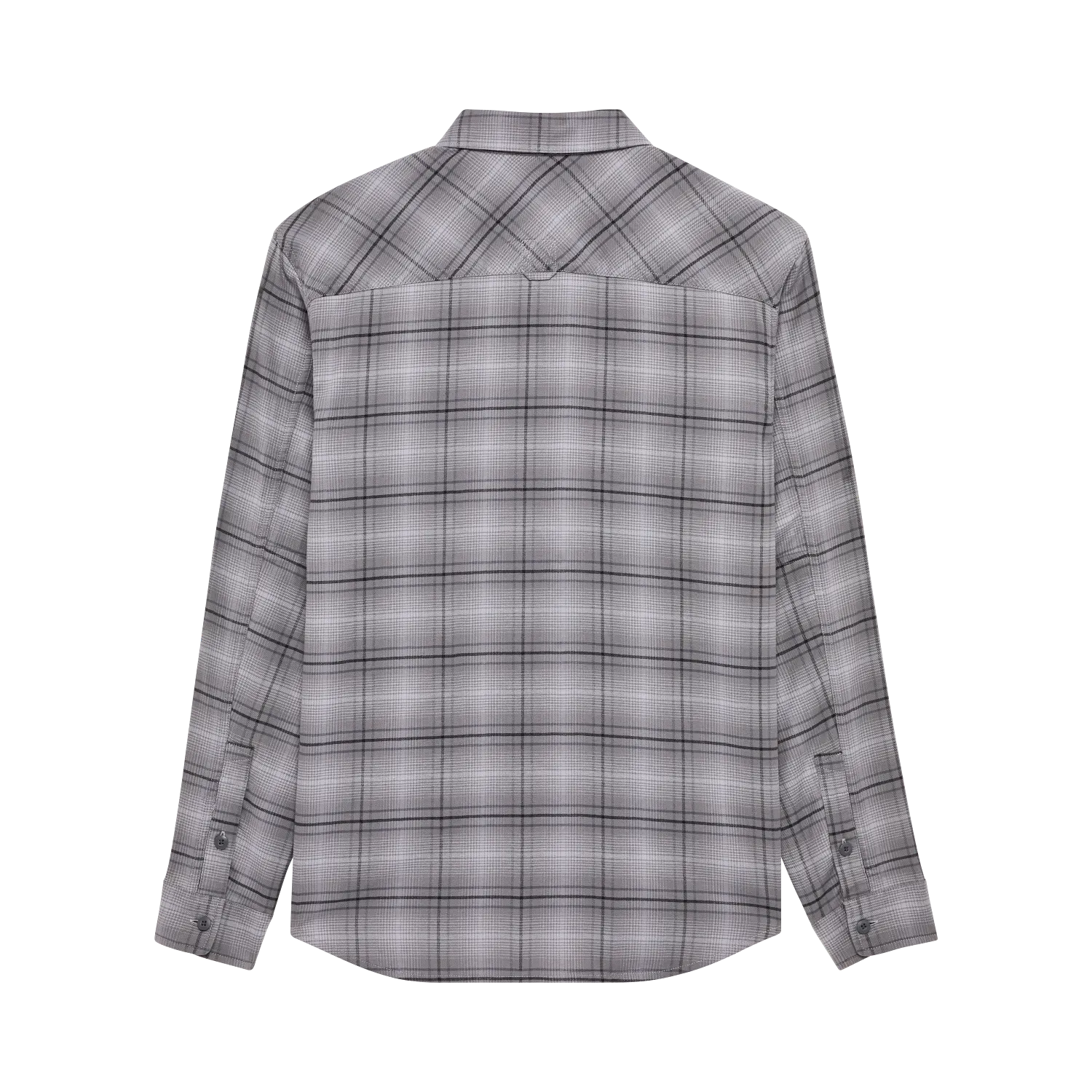 Fox Survivalist Stretch Flannel Long Sleeve Shirt - Light Grey