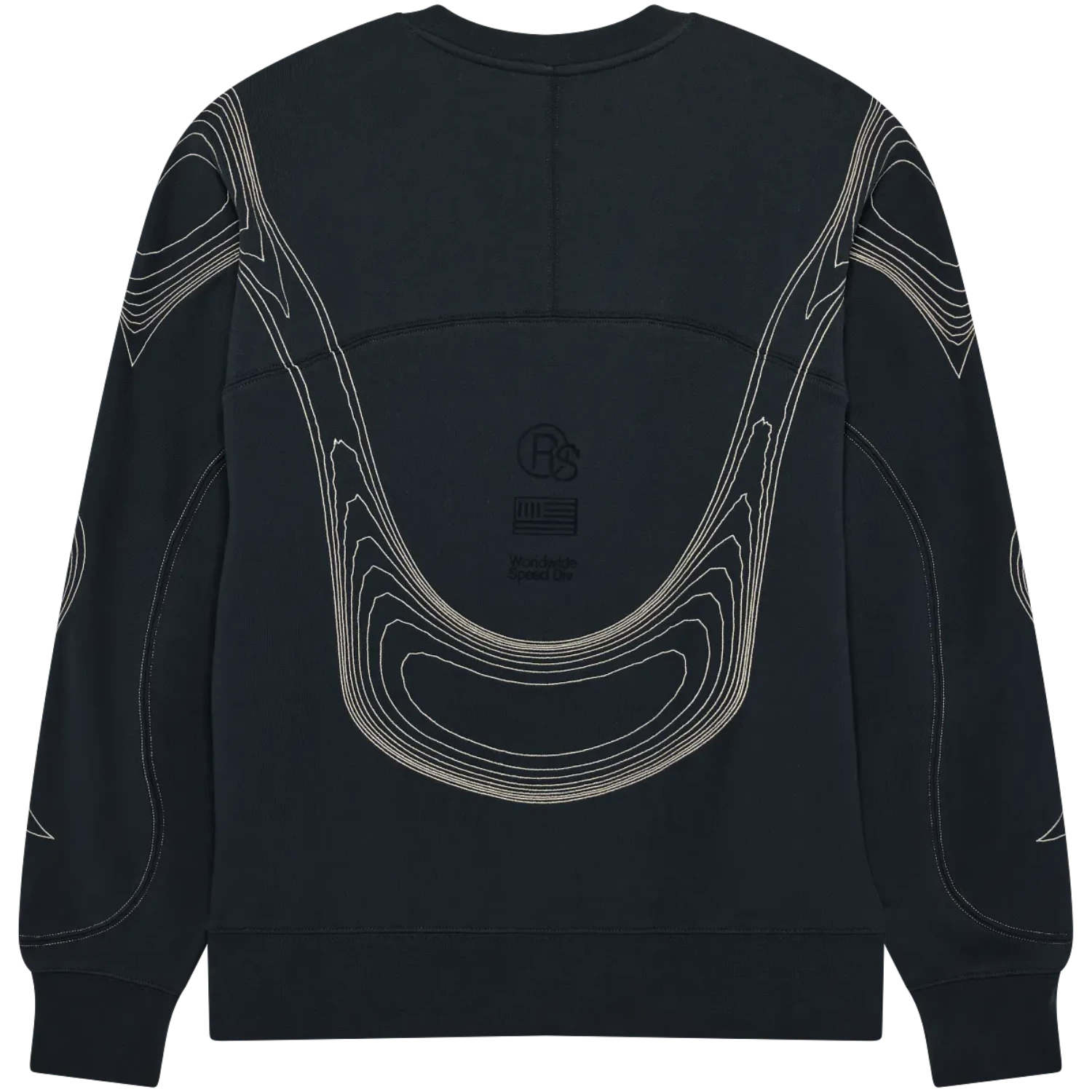 Molleton ras du cou Fox Vision - Bleu galaxie