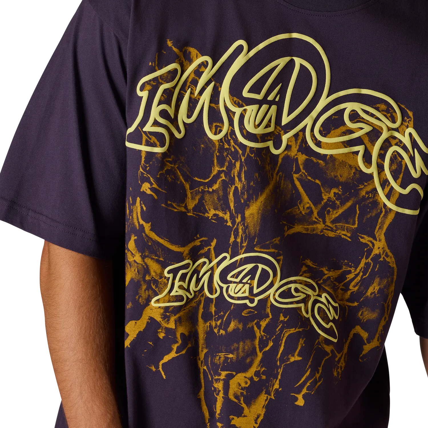 Fox IMAGE Print Oversized Tee - Plumb Perfect