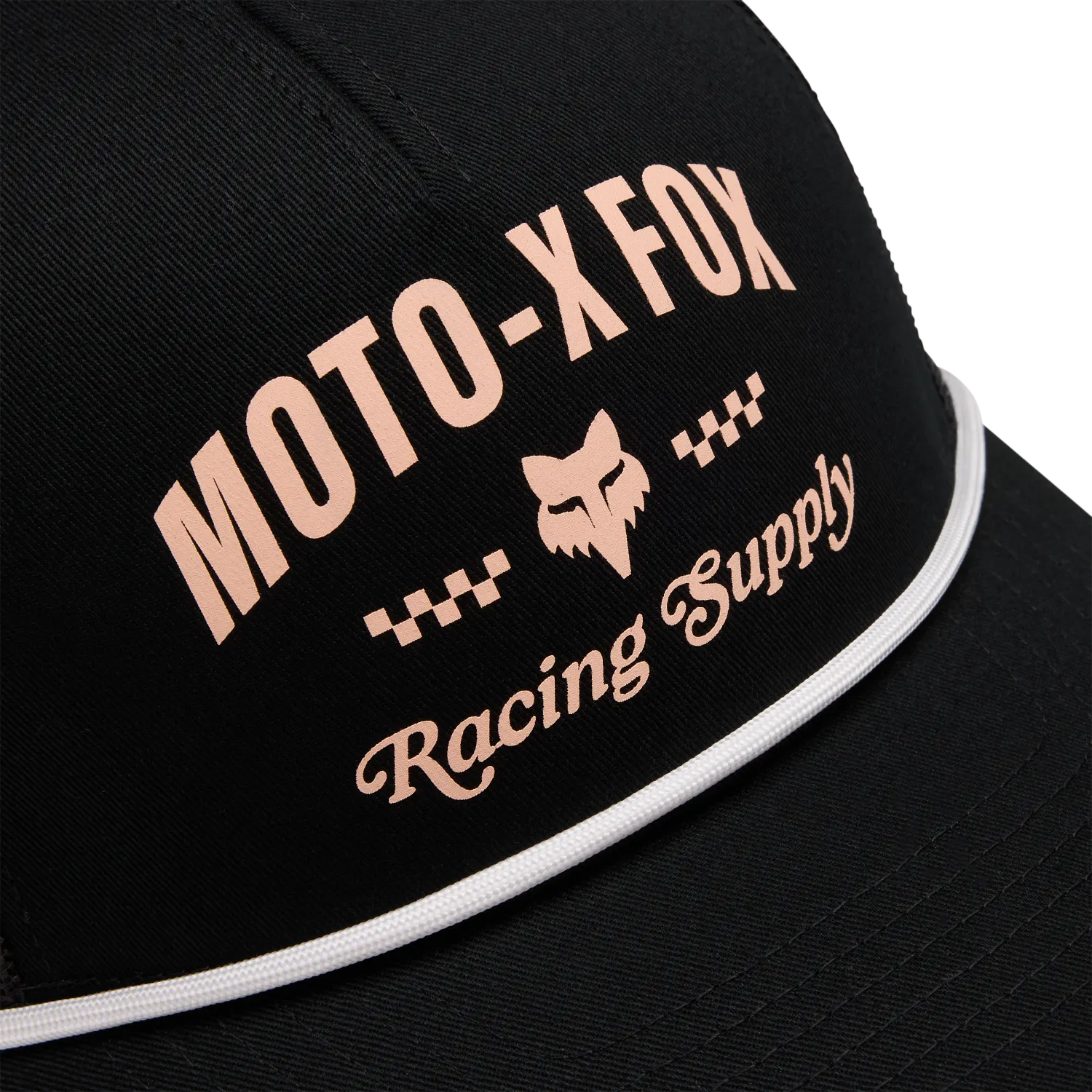 Fox Women's Supply Mesh Rope Trucker Hat - Black