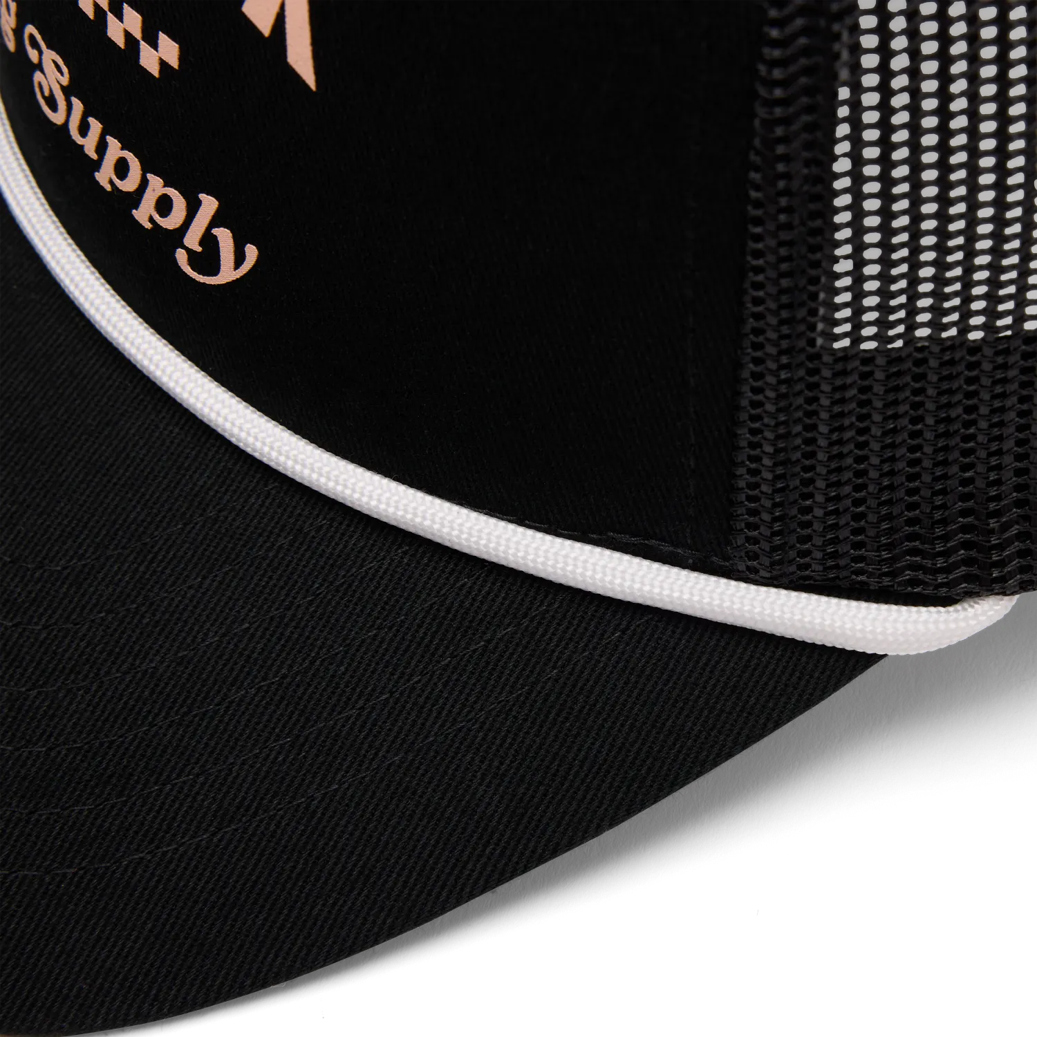 Fox Women's Supply Mesh Rope Trucker Hat - Black