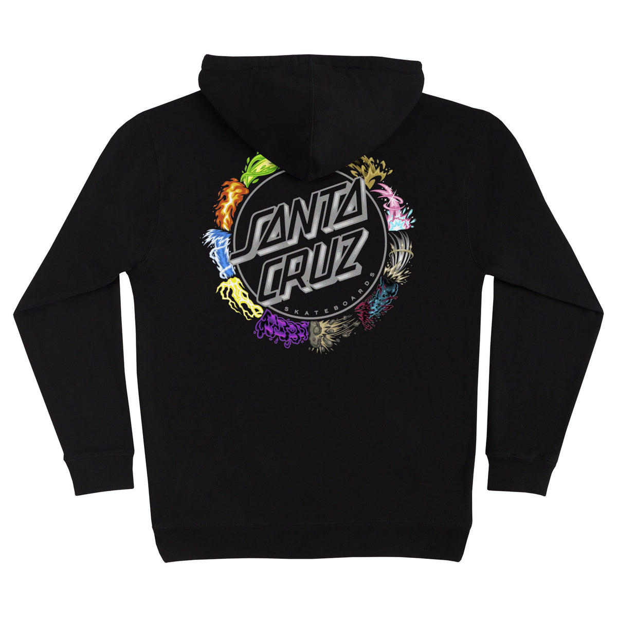 Santa Cruz Pokémon TCG Power Dot Midweight Hoodie - Black