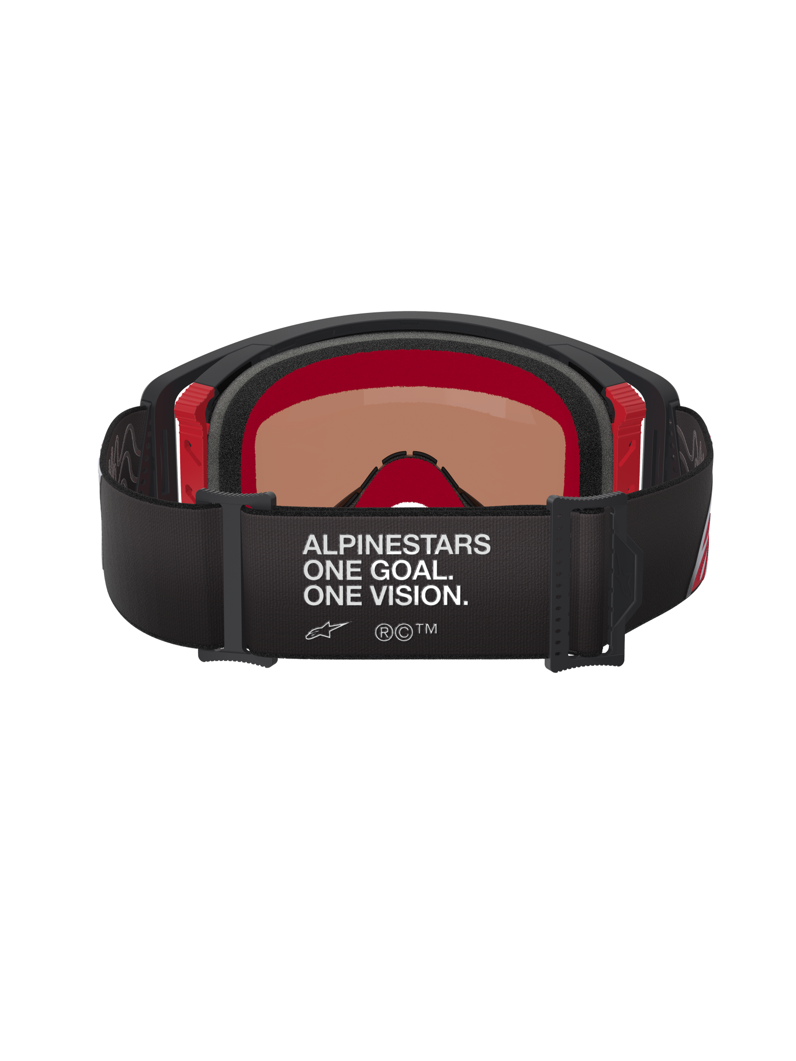 Alpinestars Supertech Corp Goggles Absolute Vision- Black Red Mirror Silver