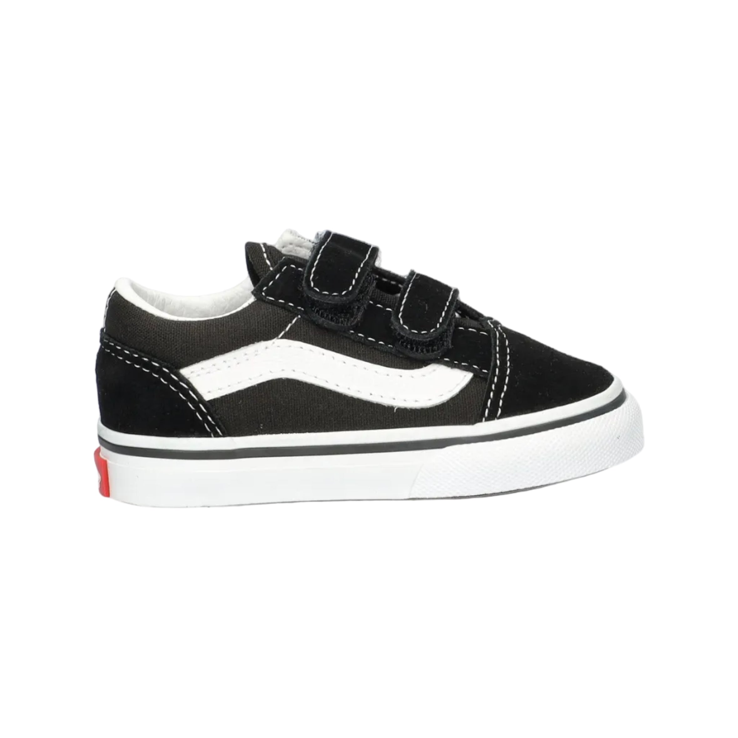 Vans Old Skool V peuterschoenen (1-4 jaar) - Zwart/Wit