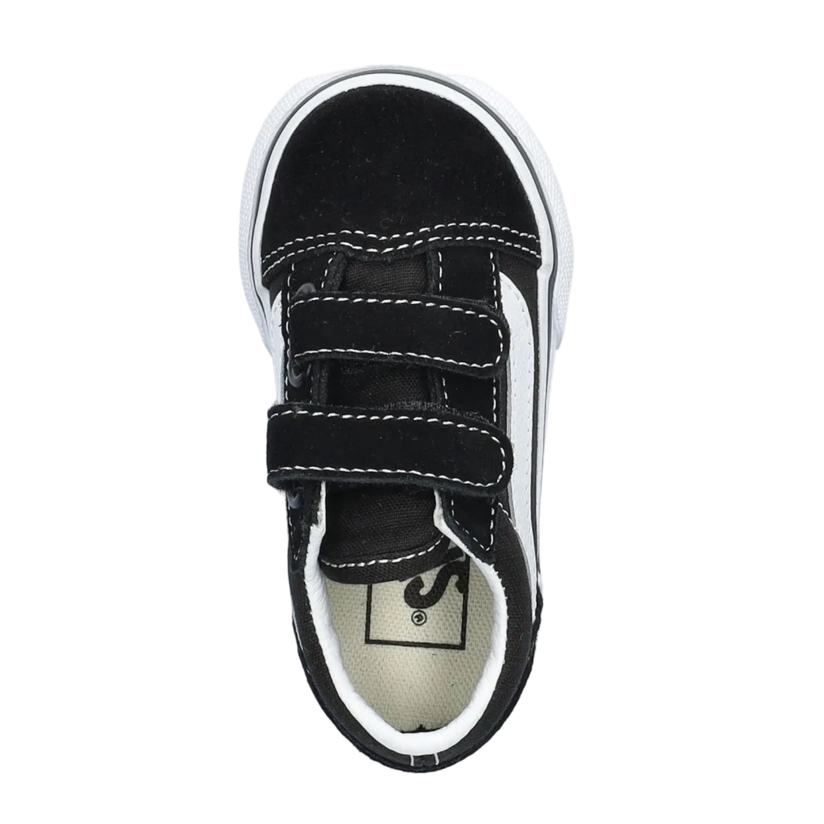 Vans Old Skool V peuterschoenen (1-4 jaar) - Zwart/Wit