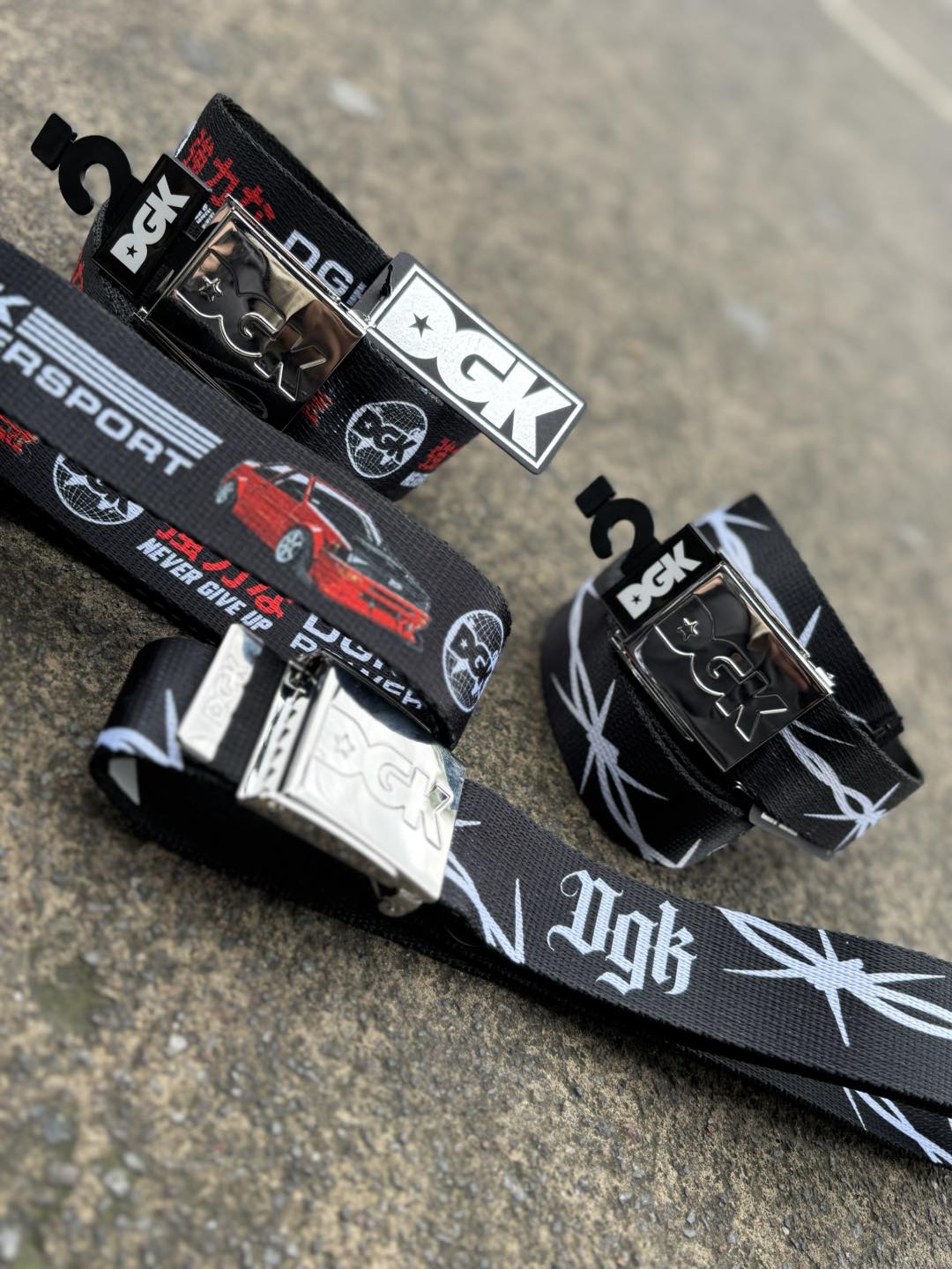 DGK Powersport riem - zwart
