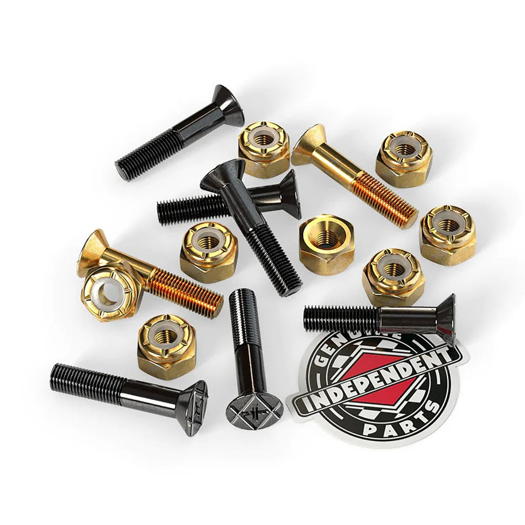 Independent Hardware 7/8" Cross Bolts - Gold Phillips