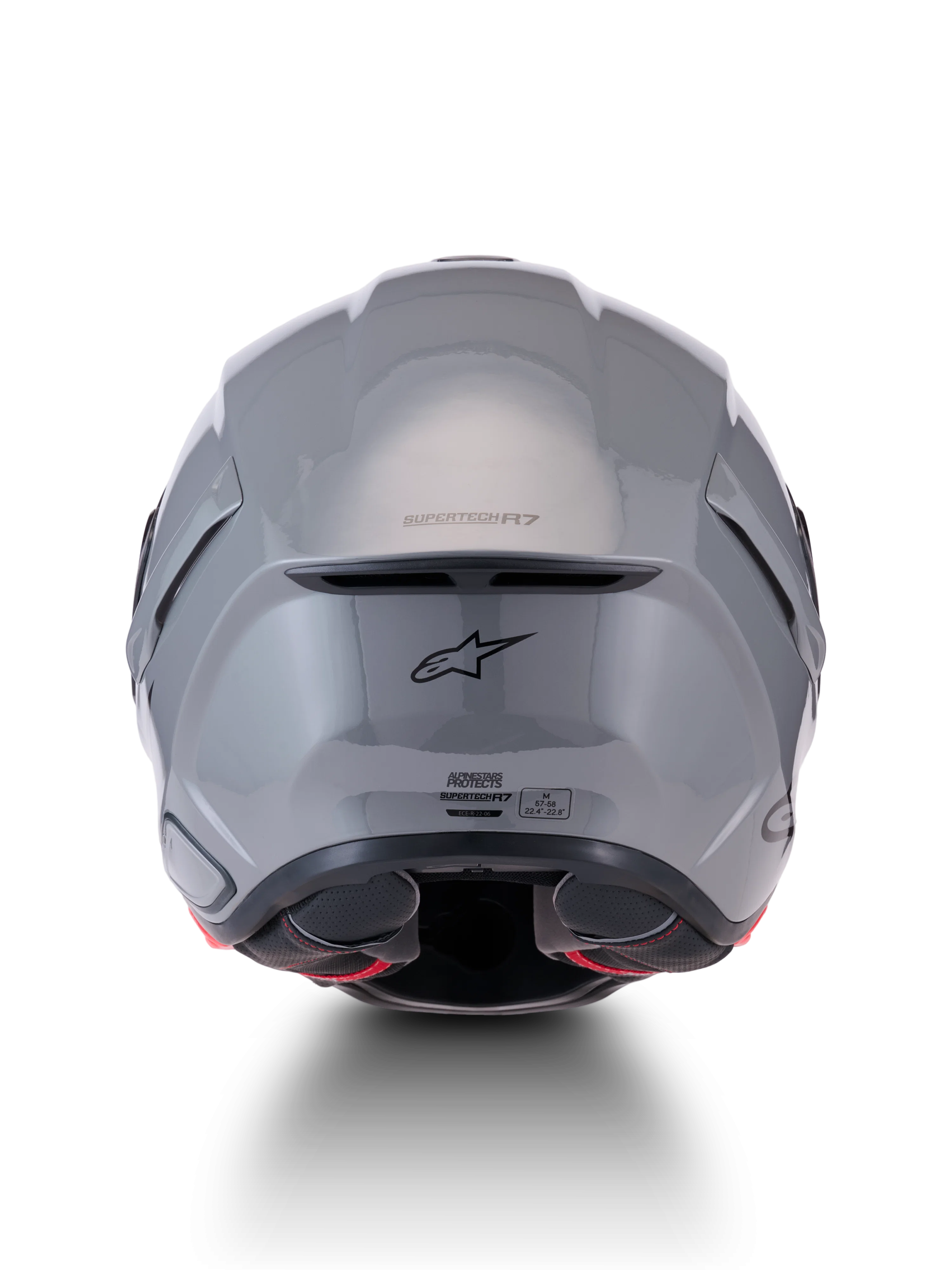 Alpinestars S-R7 Solid Helmet - Gray Glossy