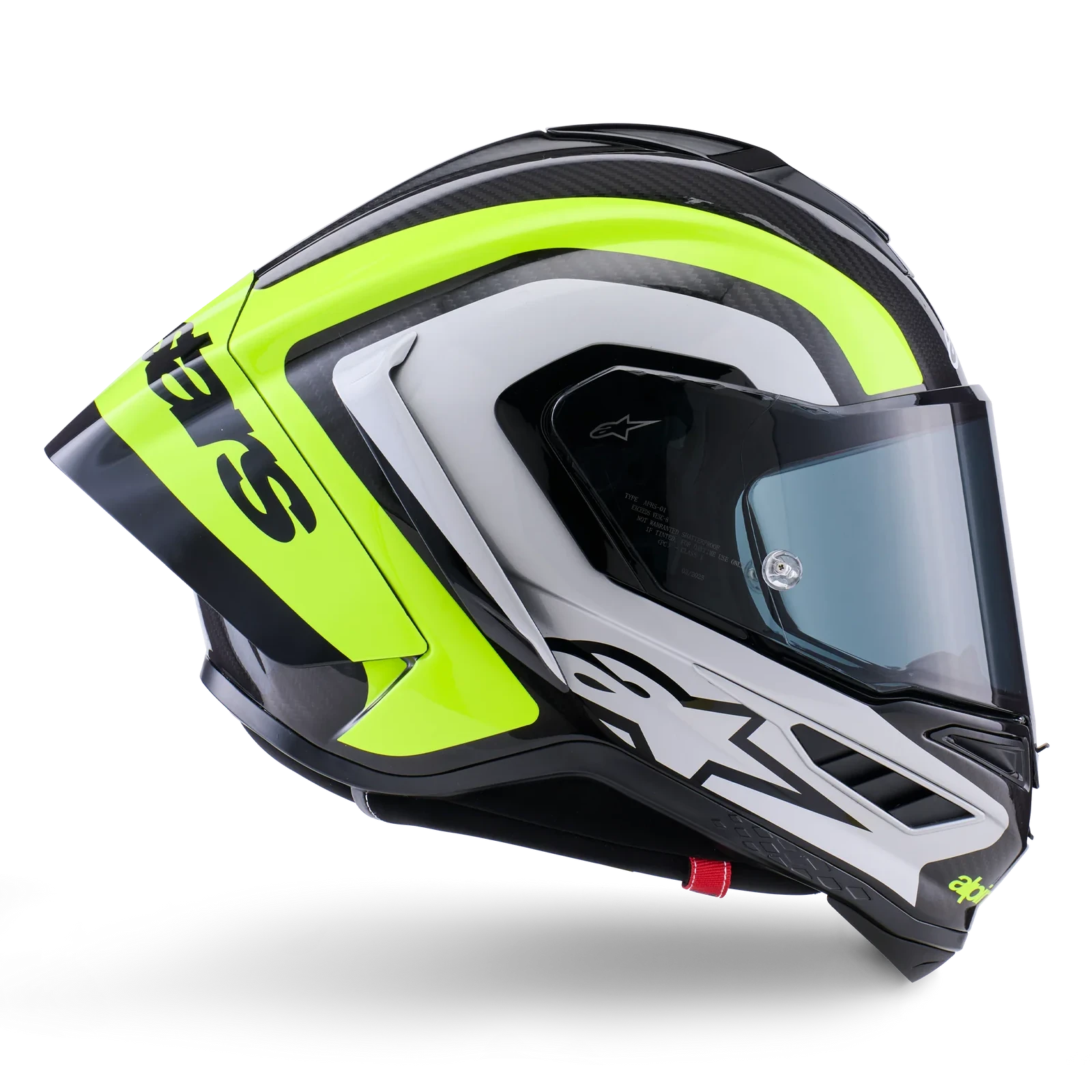 Alpinestars Supertech R10 - Black/Silver/Yellow Fluo Glossy