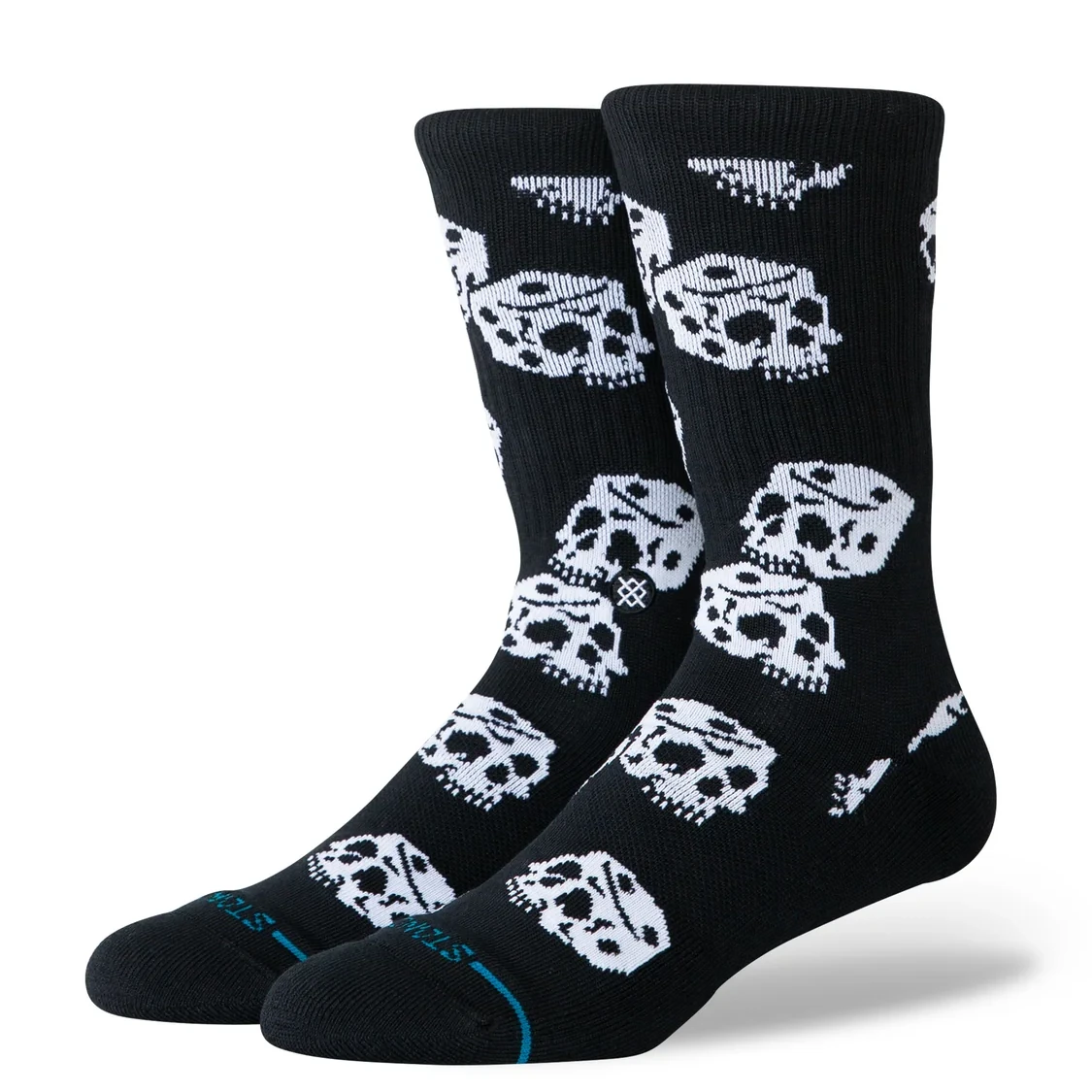 Stance Die Up Crew Socks - Black