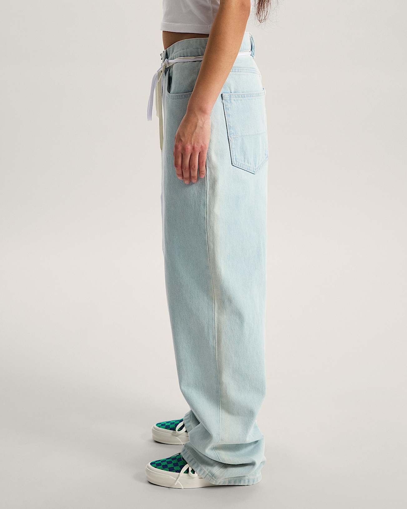 Vans Jean ample Check-5 - Bleu glacier