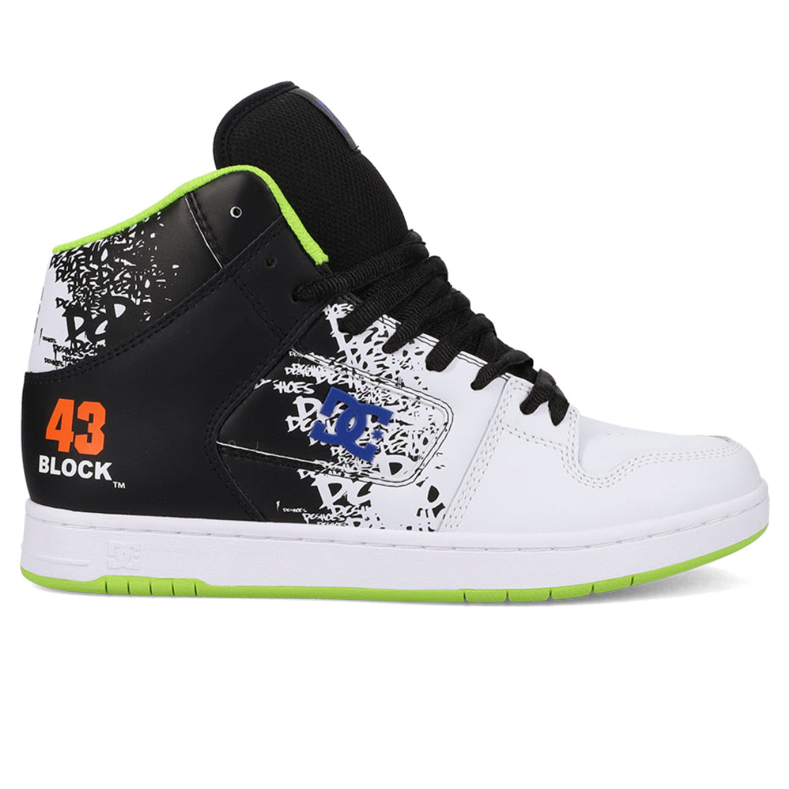 DC Ken Block 43i Manteca High - Zwart/Wit/Groen