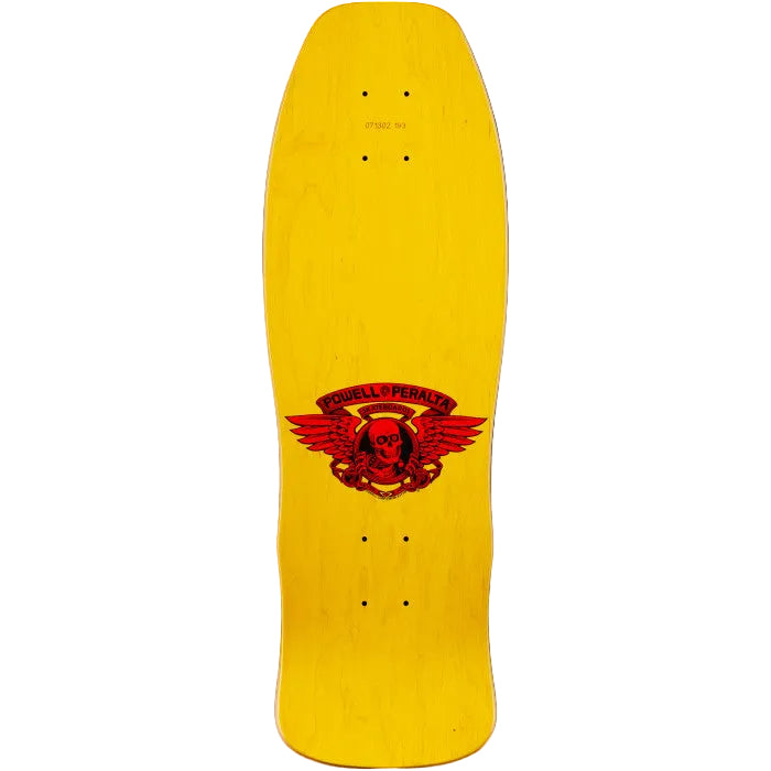 Powell Peralta Per Welinder Nordic Skull Reissue 9.625" Deck - Red/Yellow Fade
