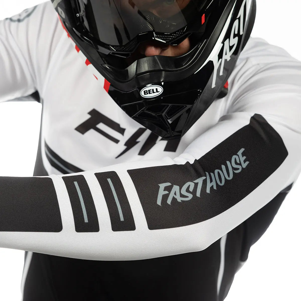 Fasthouse Elrod React Jersey - White/Black