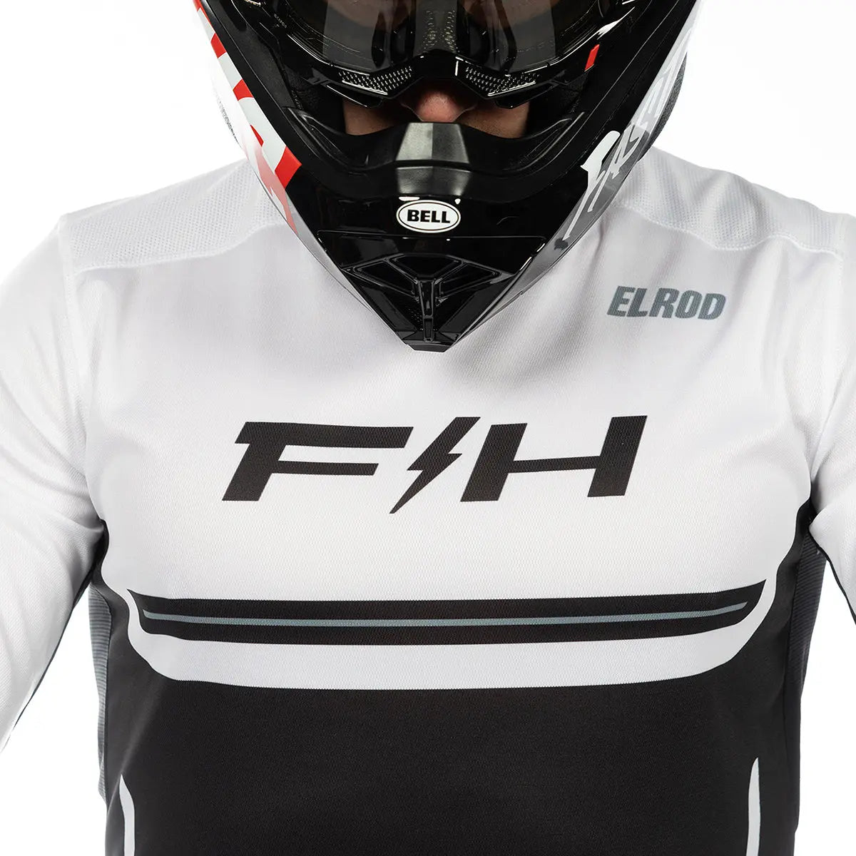 Fasthouse Elrod React Jersey - White/Black