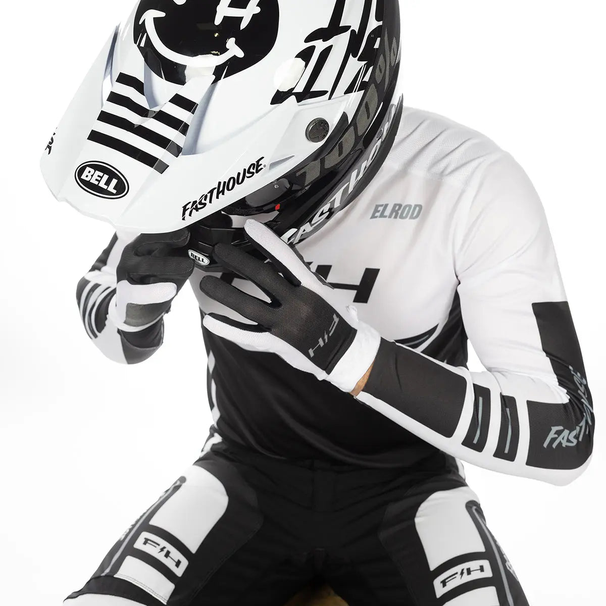 Fasthouse Elrod React Jersey - White/Black