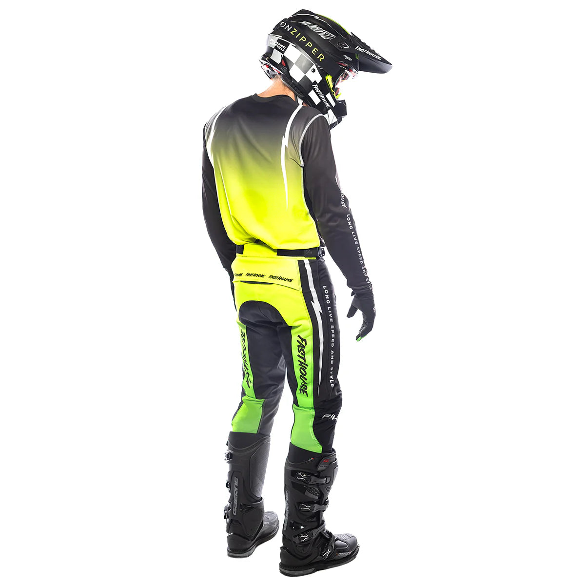 Fasthouse Elrod Nitro Pant - Black Neon Yellow